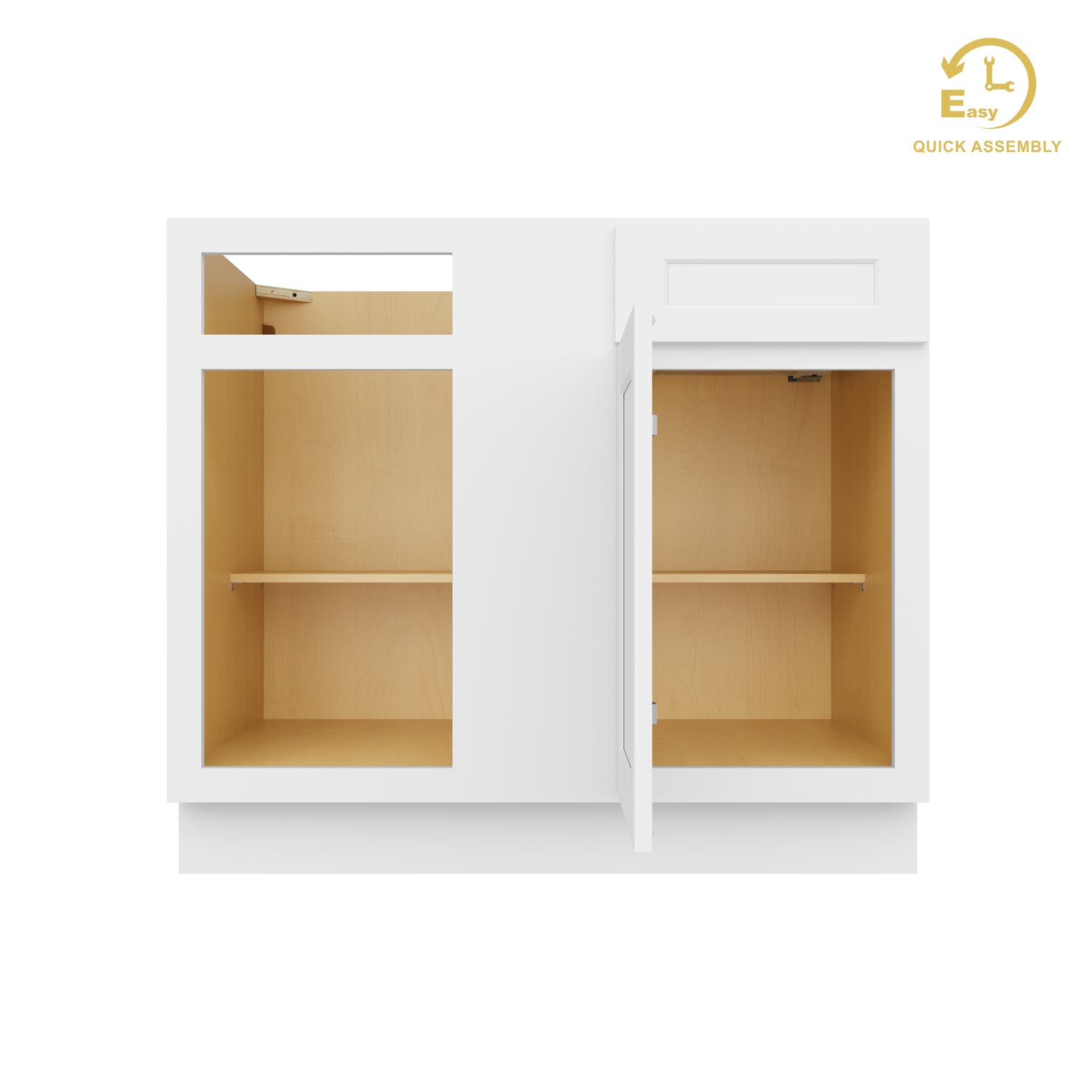 BBC42 Shaker White Base Blind Corner Cabinet