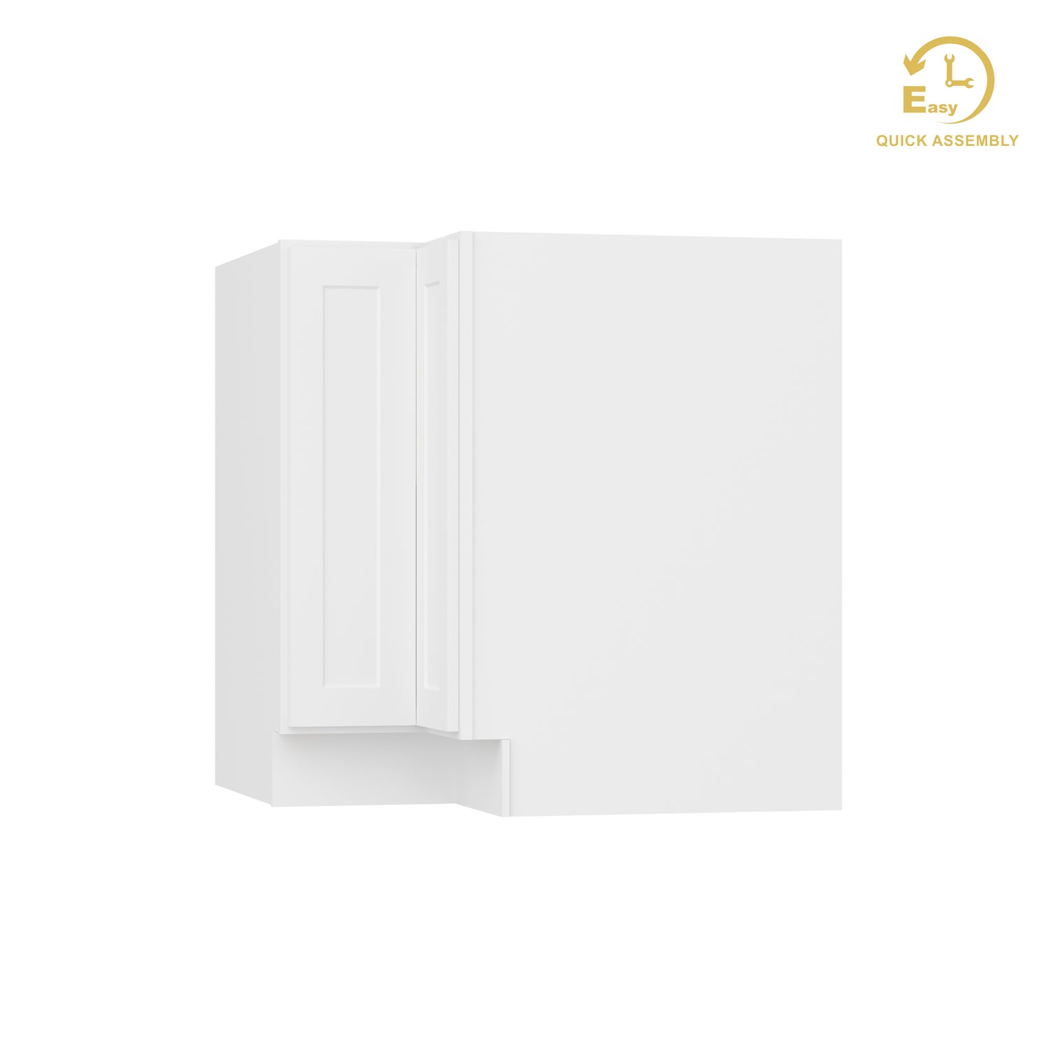 BER33 Shaker White Base Easy Reach Cabinet