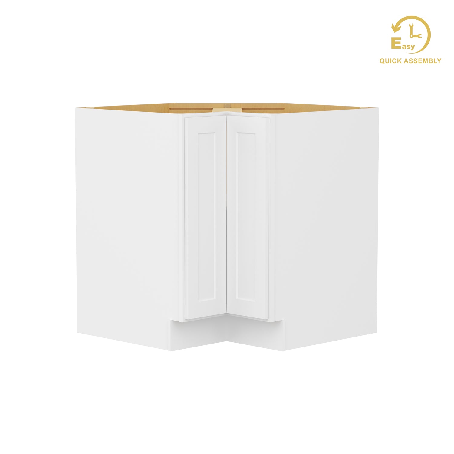 BER33 Shaker White Base Easy Reach Cabinet