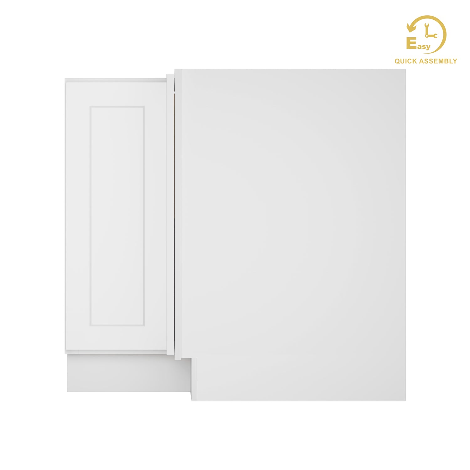 BER36 Shaker White Base Easy Reach Cabinet