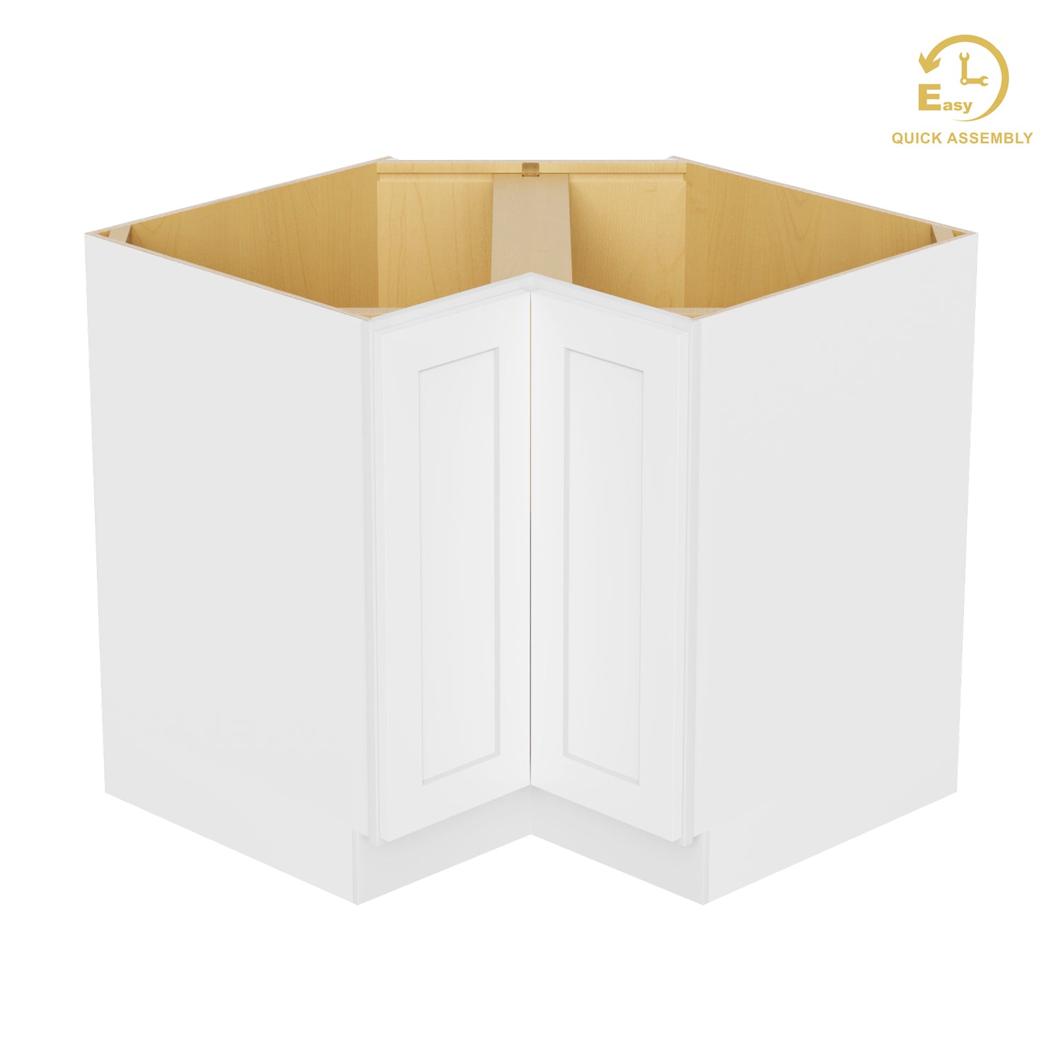 BER36 Shaker White Base Easy Reach Cabinet
