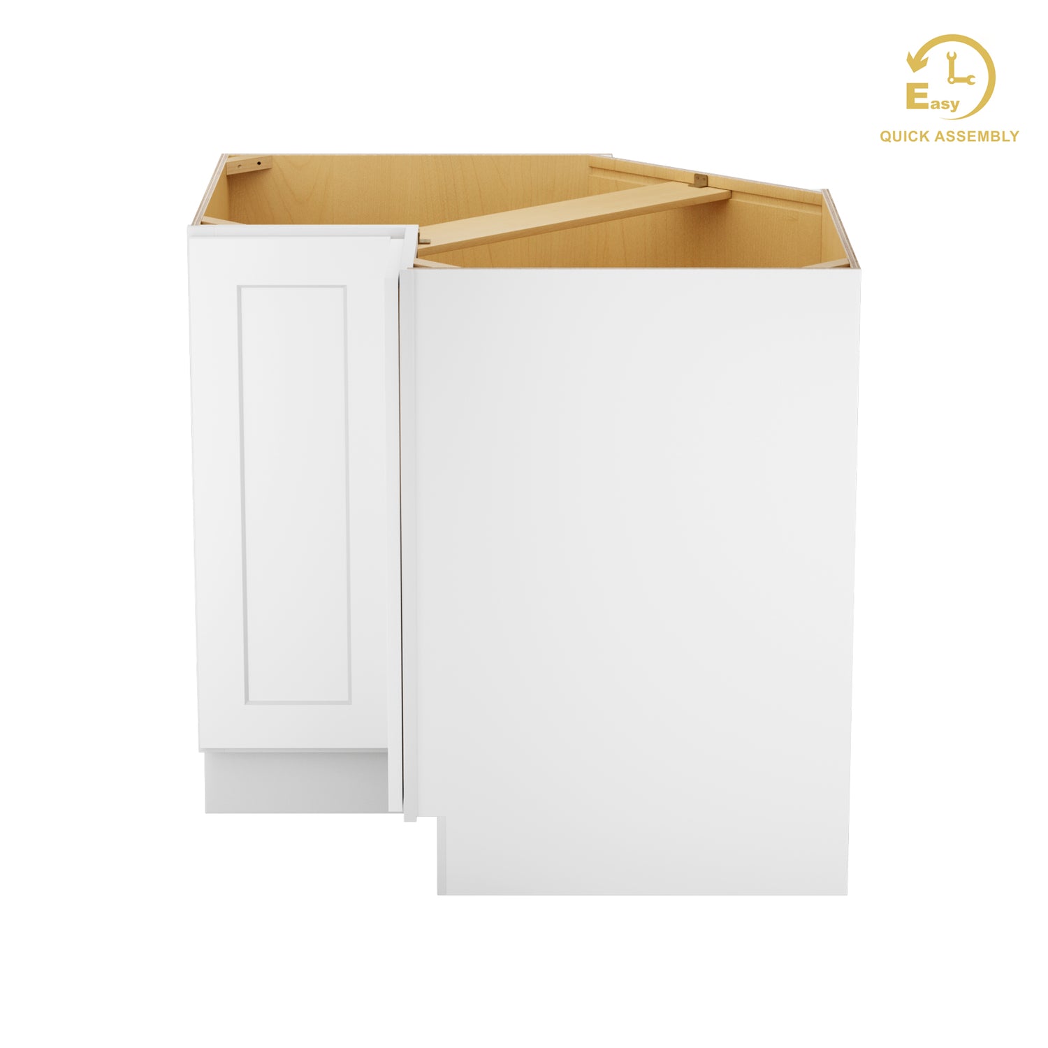 BER36 Shaker White Base Easy Reach Cabinet