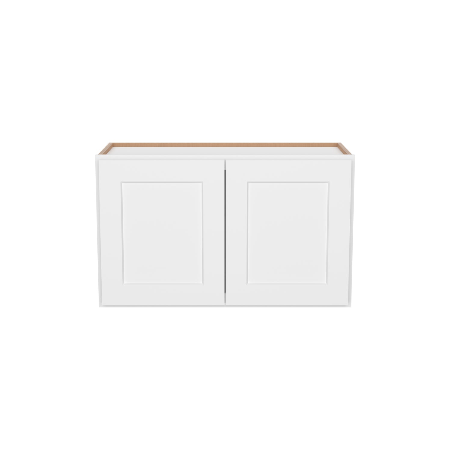 W361824 Shaker White Wall Refrigerator Cabinet