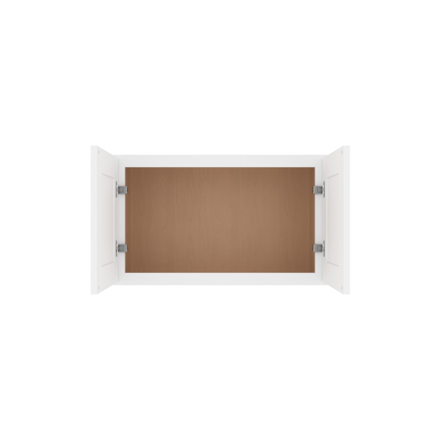 W3018 Shaker White Wall Bridge Cabinet