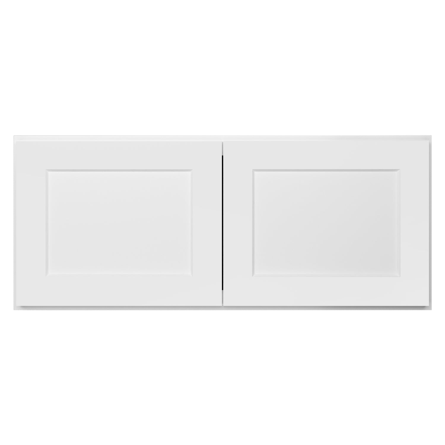 W361524 Shaker White Wall Refrigerator Cabinet