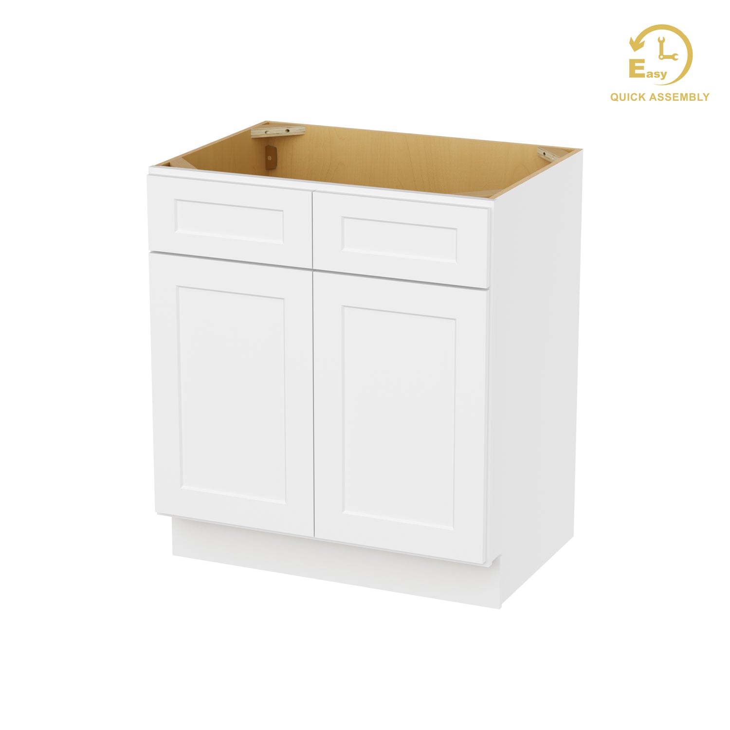 VS30 Shaker White Vanity Sink Base Cabinet