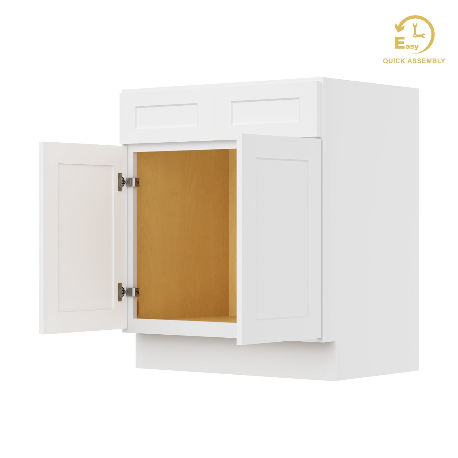 VS30 Shaker White Vanity Sink Base Cabinet