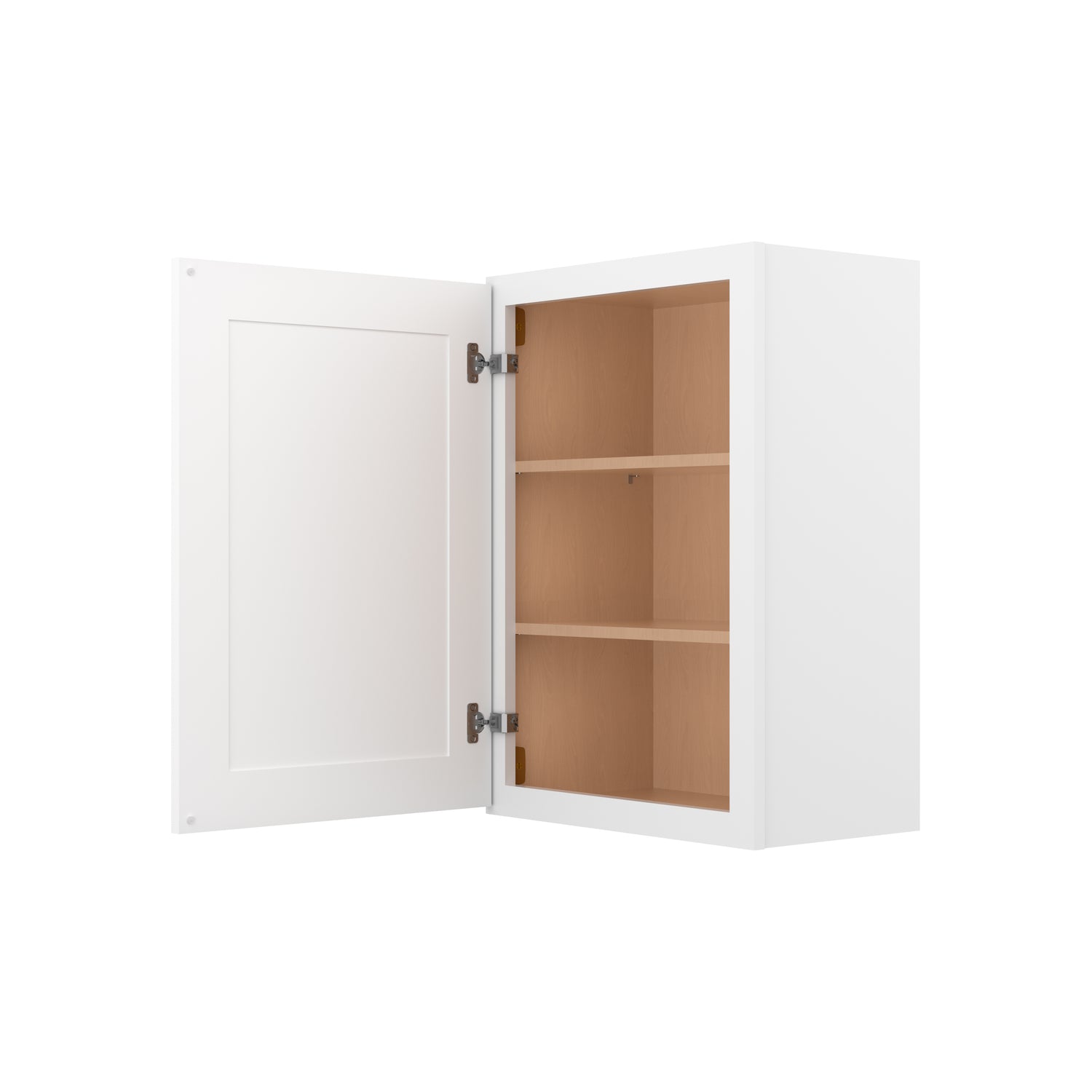 W2130 Shaker White Single Door Wall Cabinet