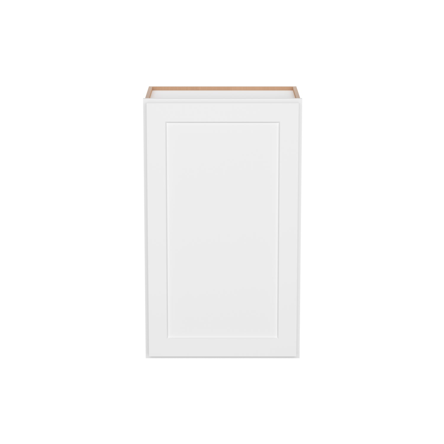 W2136 Shaker White Single Door Wall Cabinet