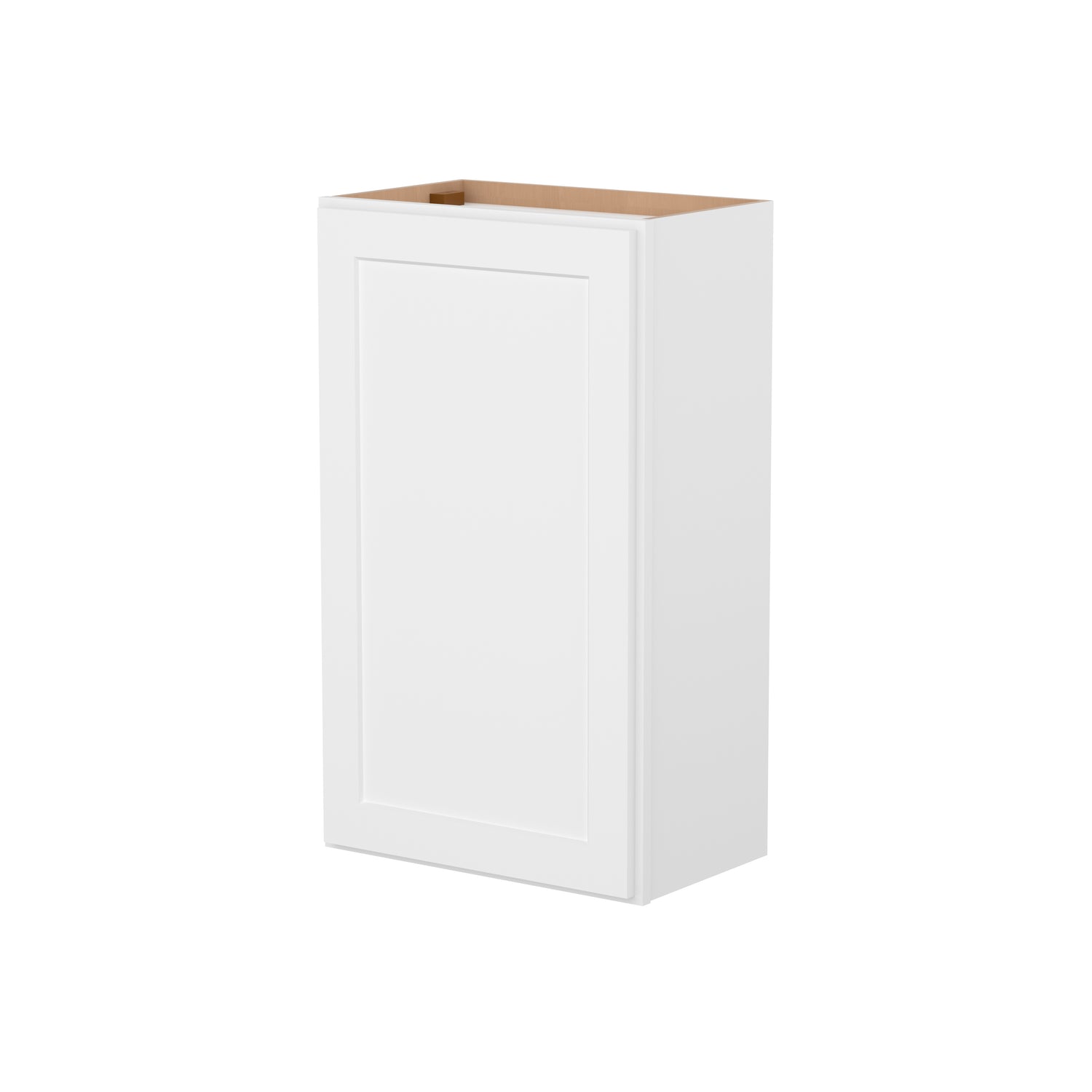 W2136 Shaker White Single Door Wall Cabinet