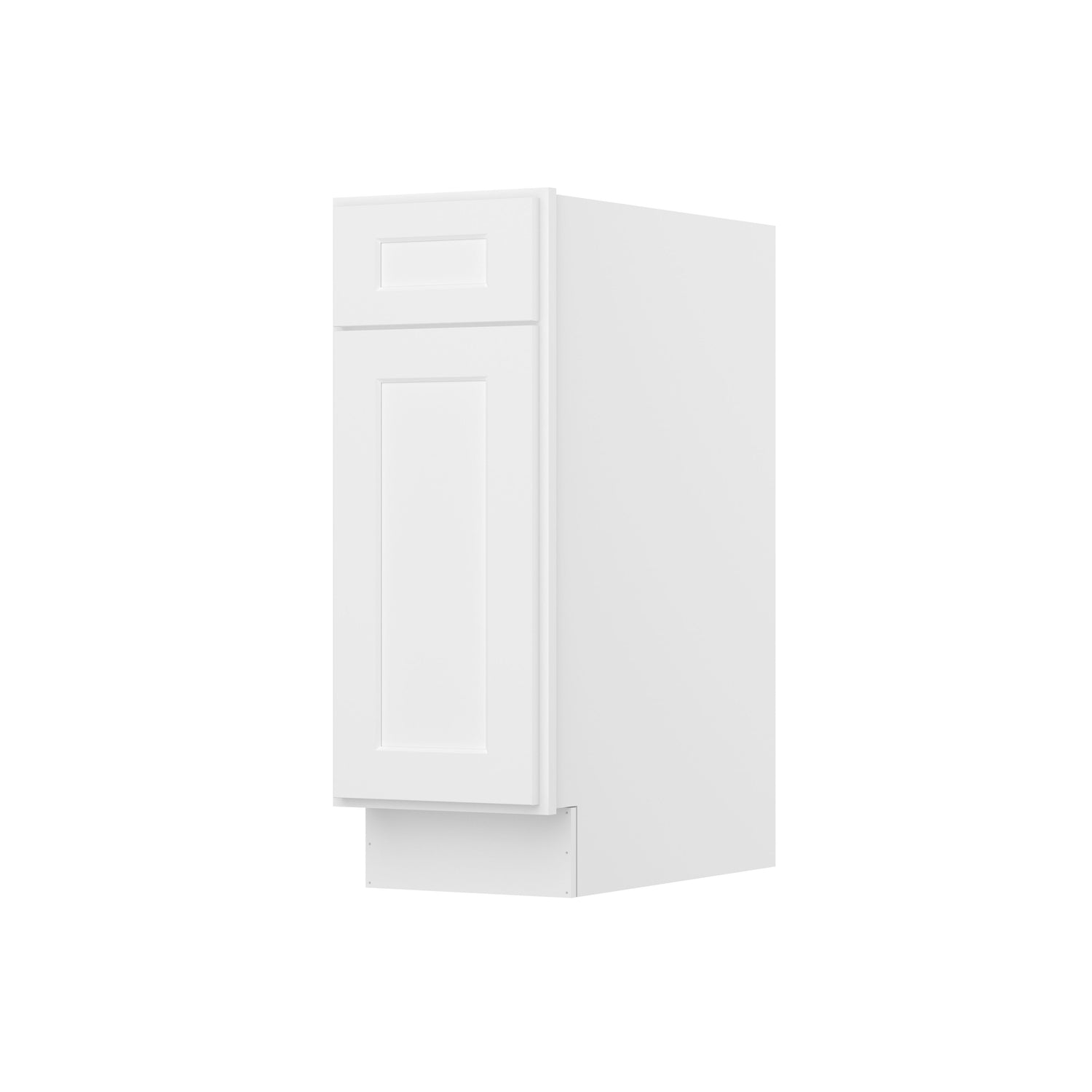 B12 Shaker White Single Door Base Cabinet