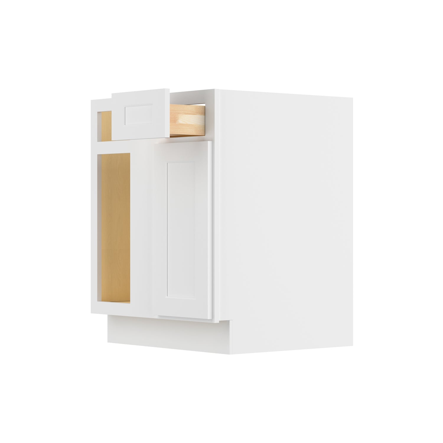 BBC36 Shaker White Base Blind Corner Cabinet