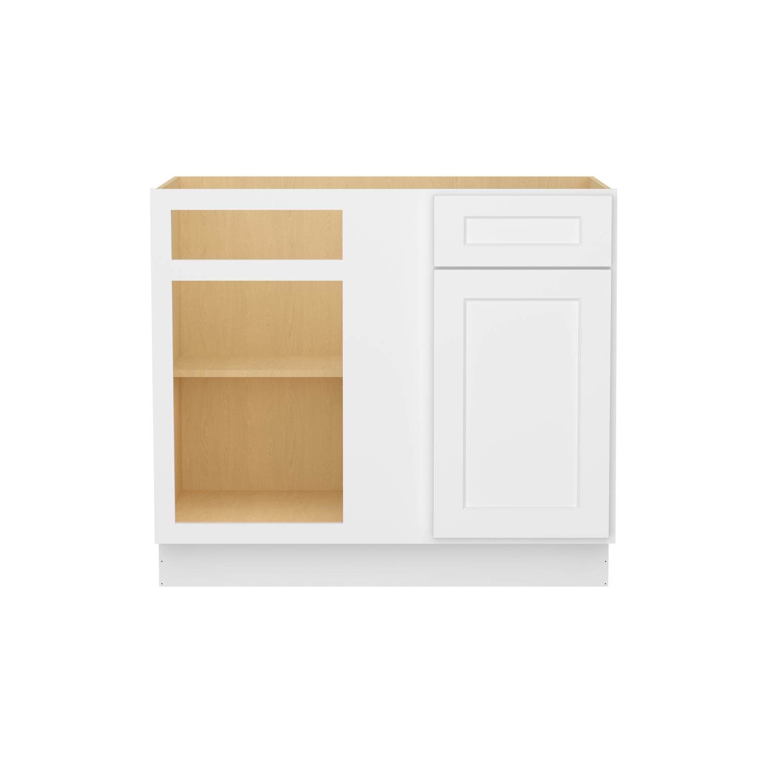 BBC42 Shaker White Base Blind Corner Cabinet