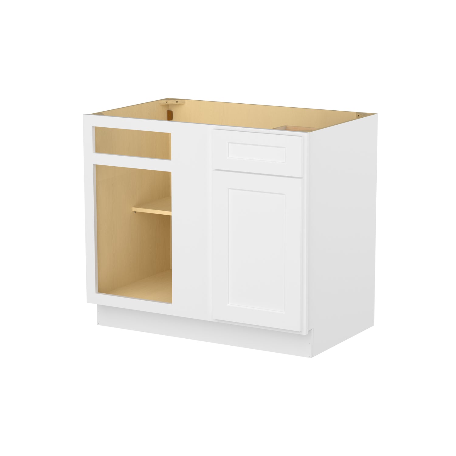 BBC42 Shaker White Base Blind Corner Cabinet