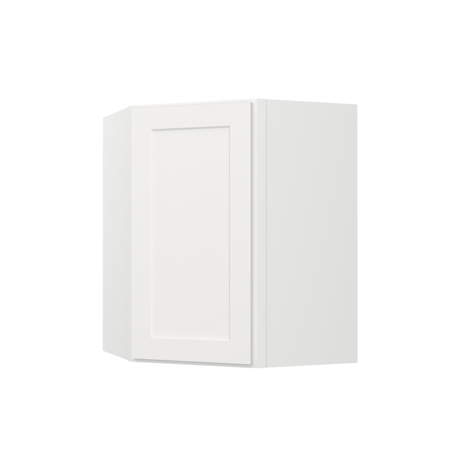 DCW2430 Shaker White Wall Diagonal Corner Cabinet