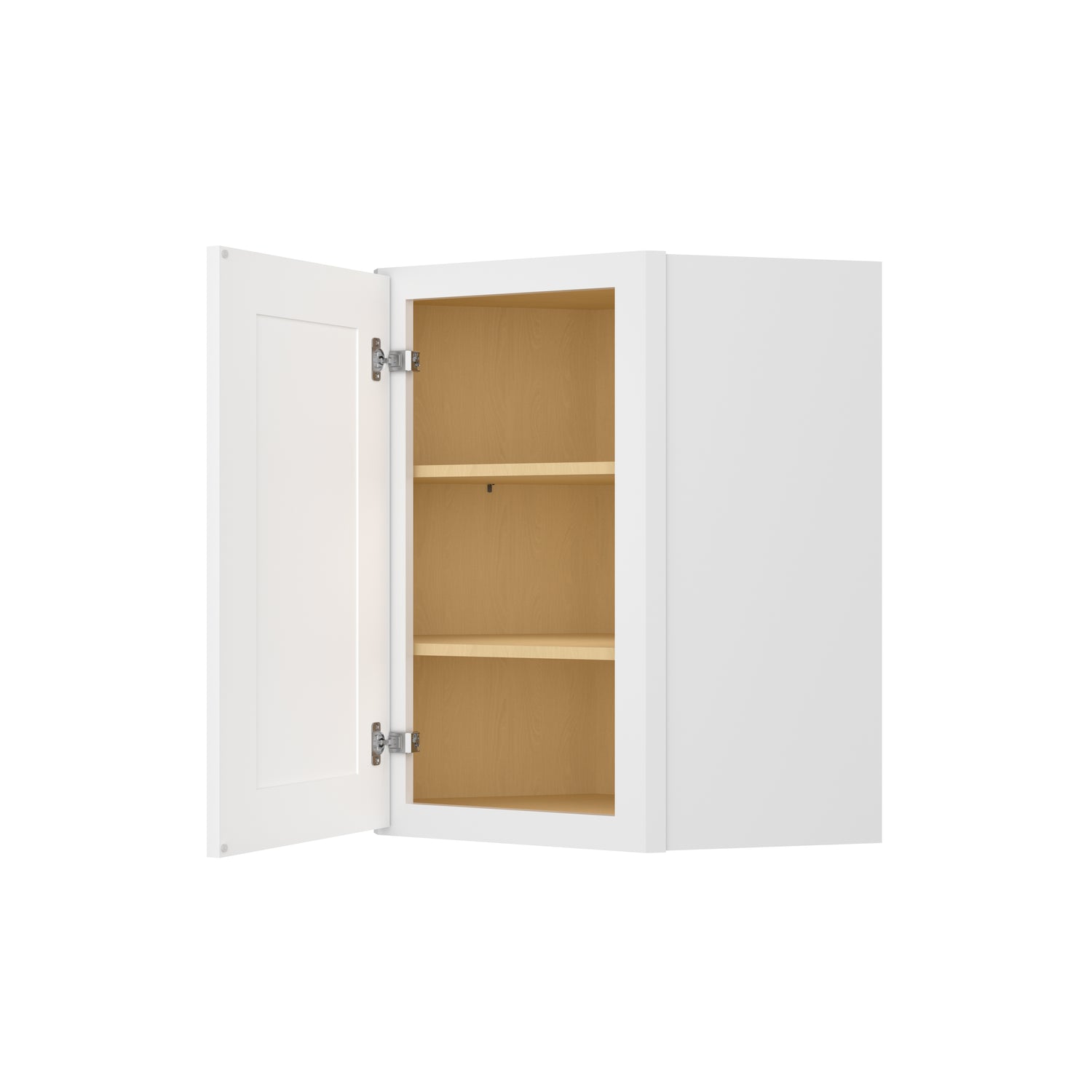 DCW2430 Shaker White Wall Diagonal Corner Cabinet