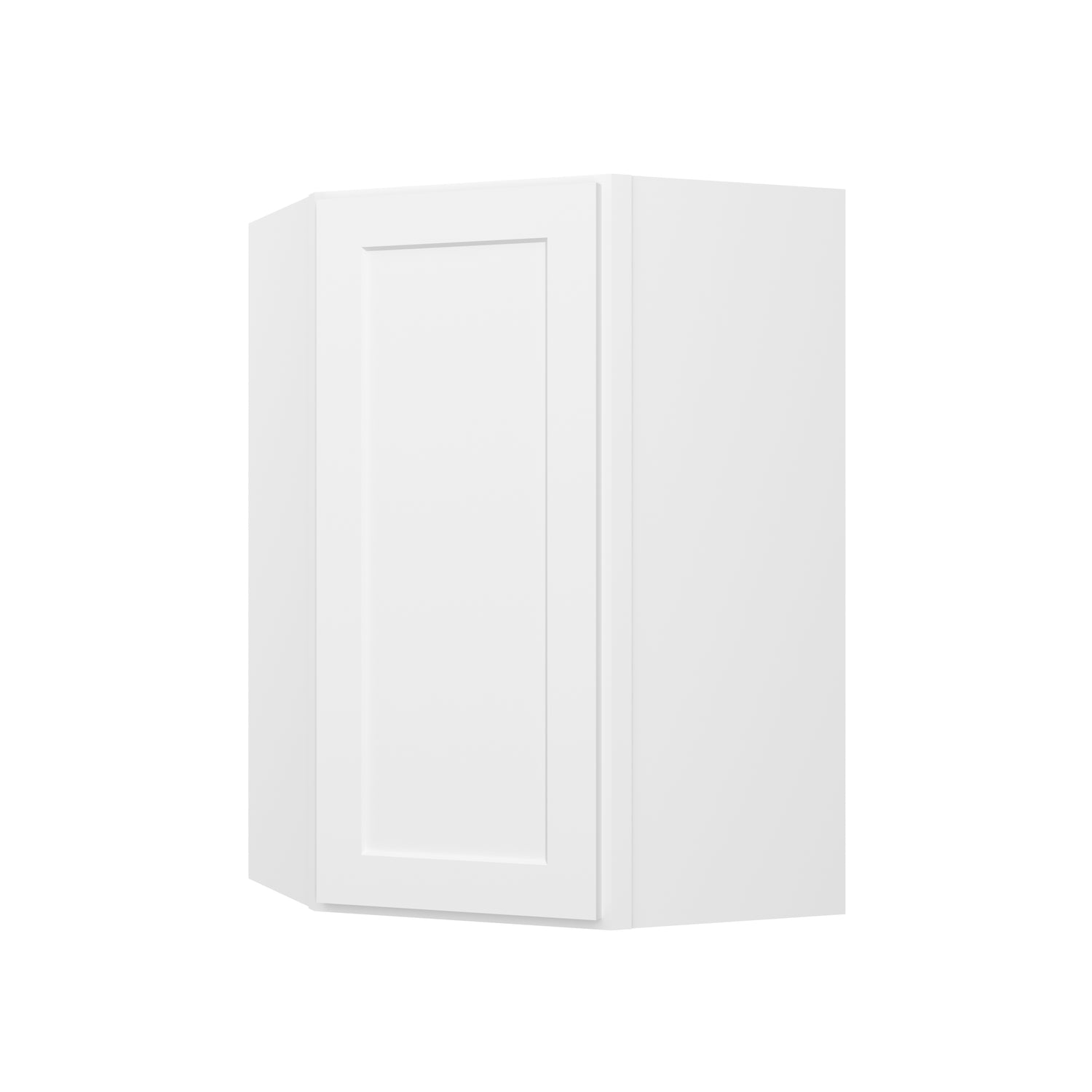 DCW2436 Shaker White Wall Diagonal Corner Cabinet