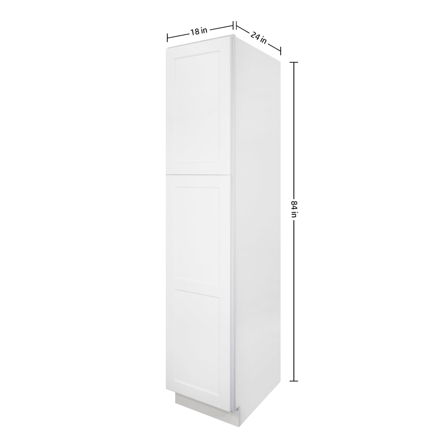 U188424 Shaker White Wall Pantry