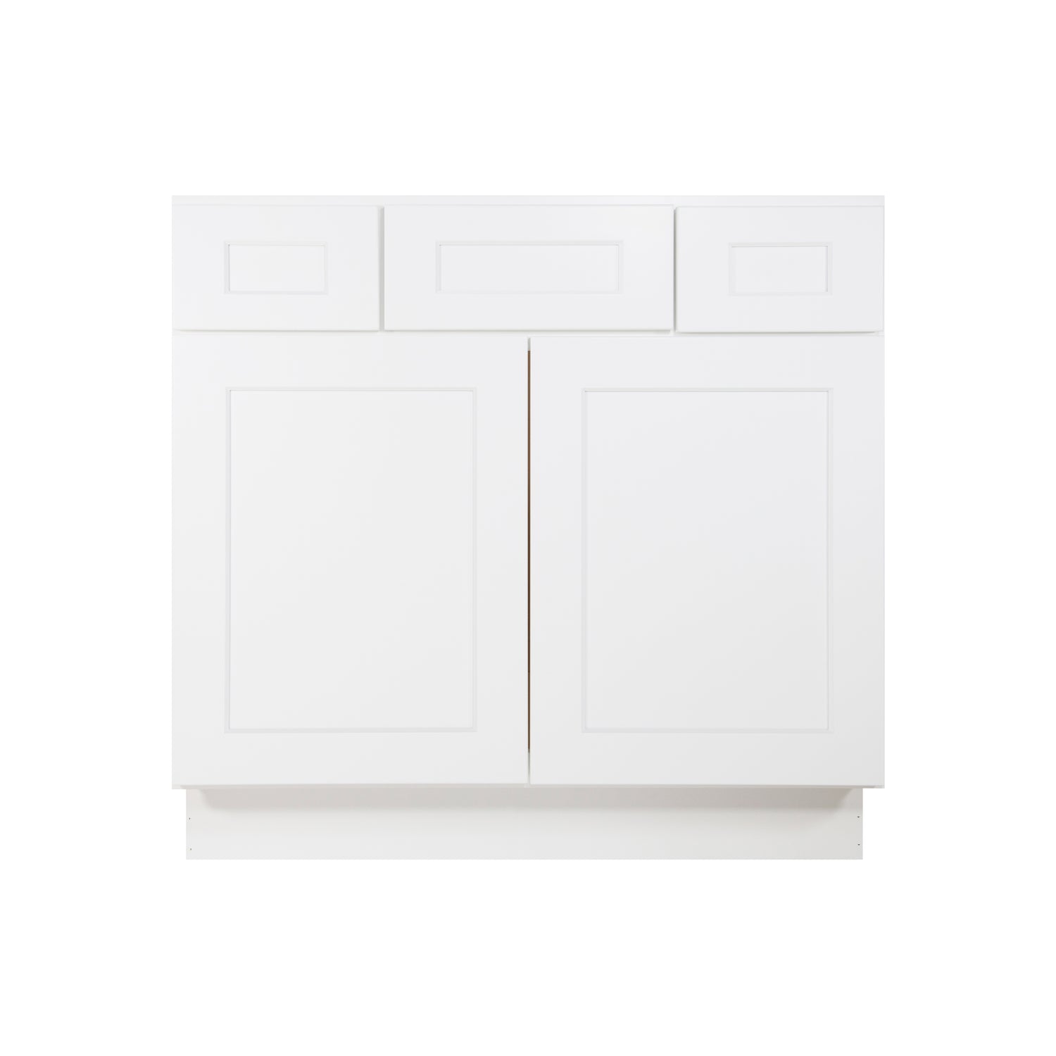 VSD36 Shaker White Vanity Sink Drawer Base Cabinet