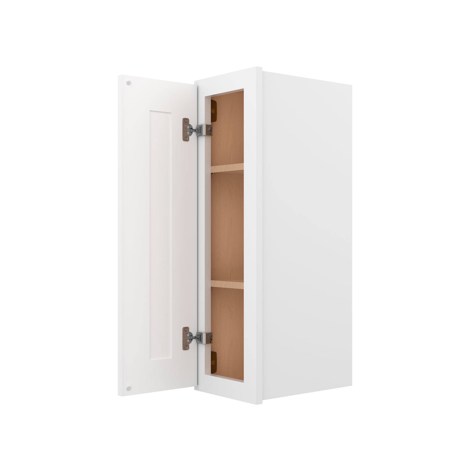 W0930 Shaker White Single Door Wall Cabinet