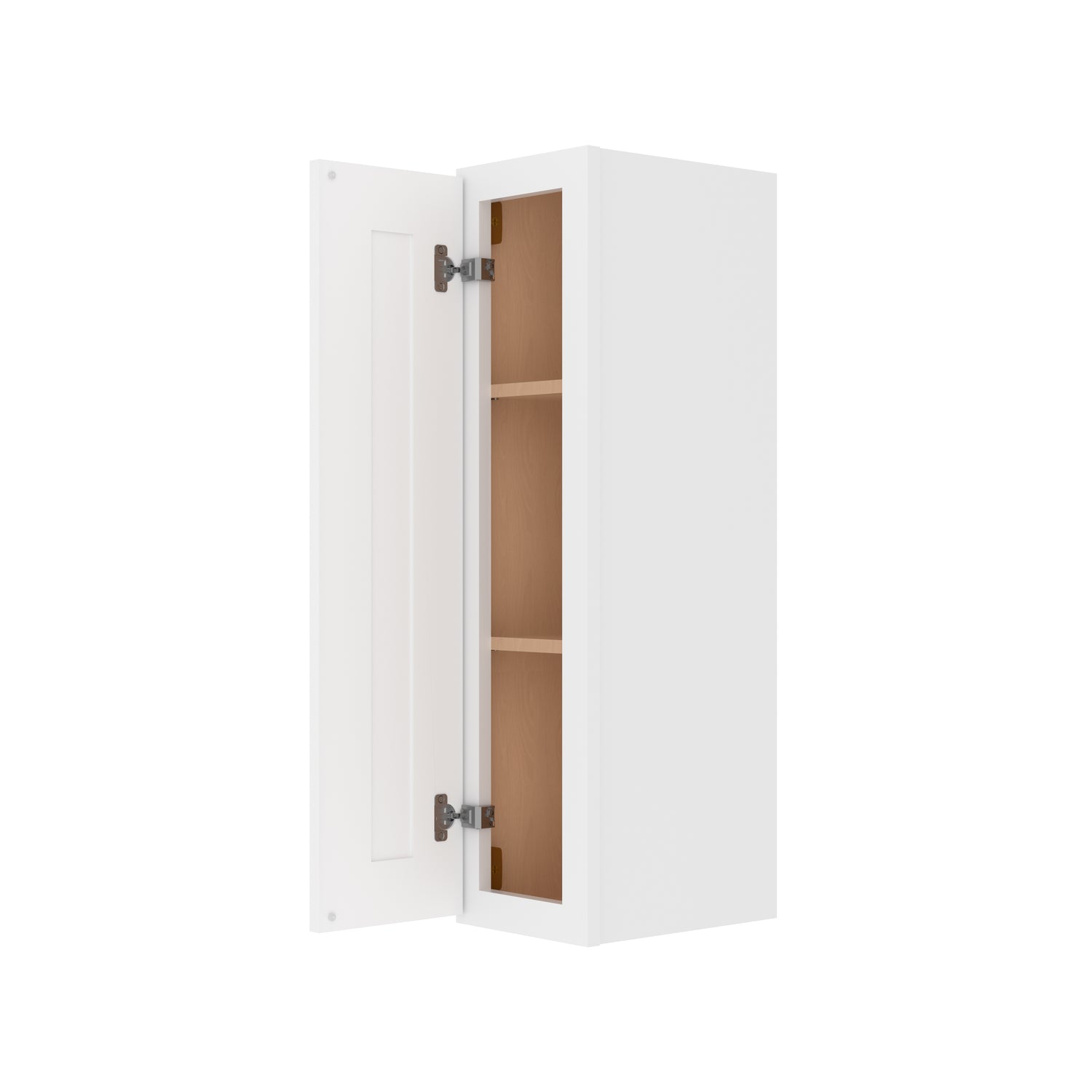 W0936 Shaker White Single Door Wall Cabinet