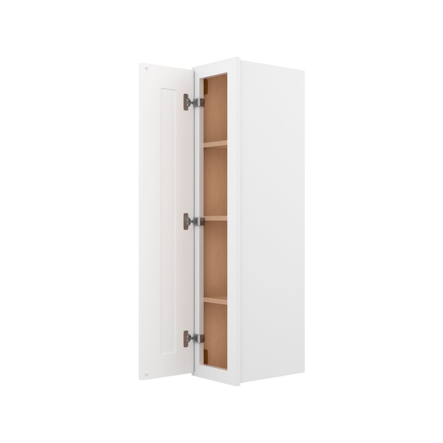 W0942 Shaker White Single Door Wall Cabinet