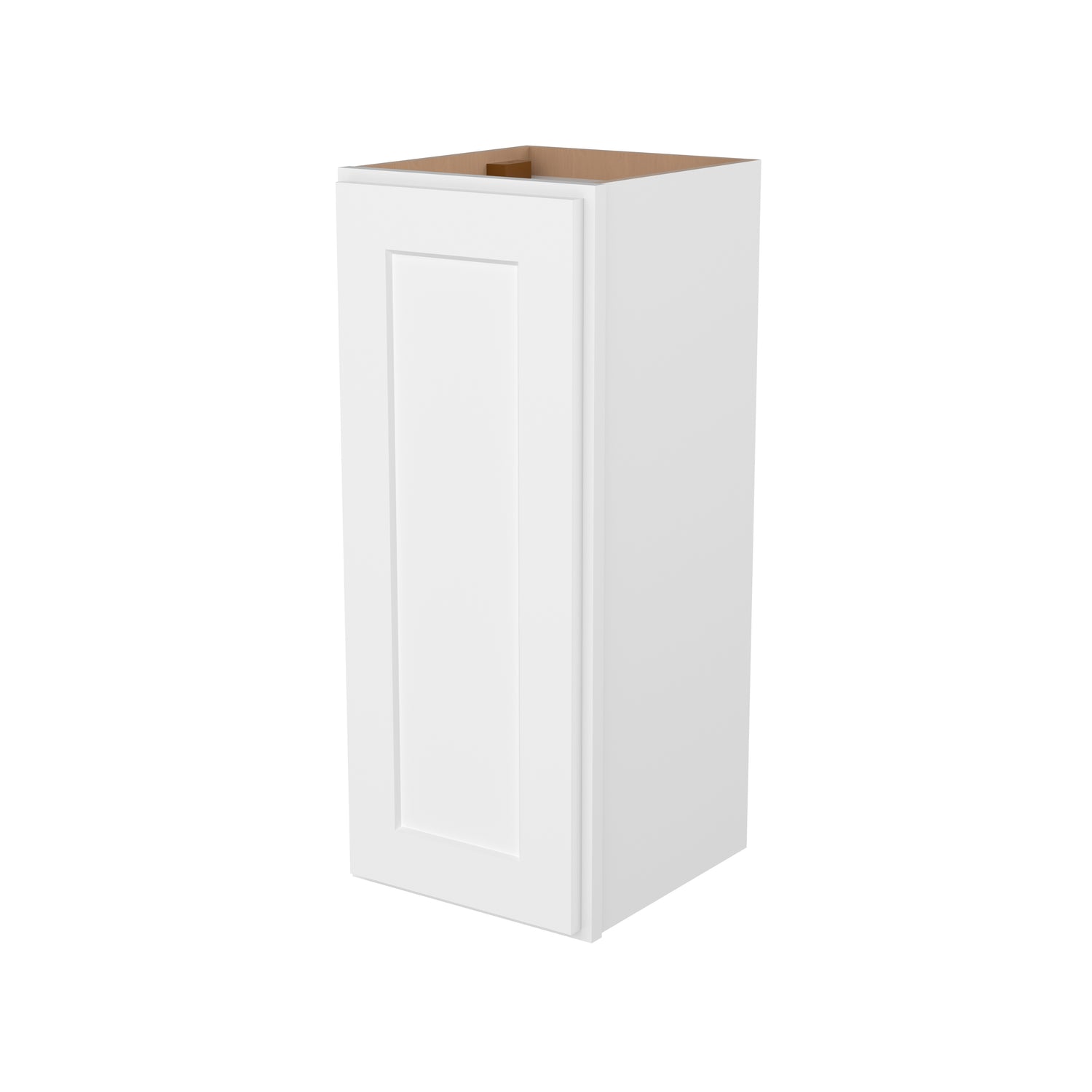 W1230 Shaker White Single Door Wall Cabinet