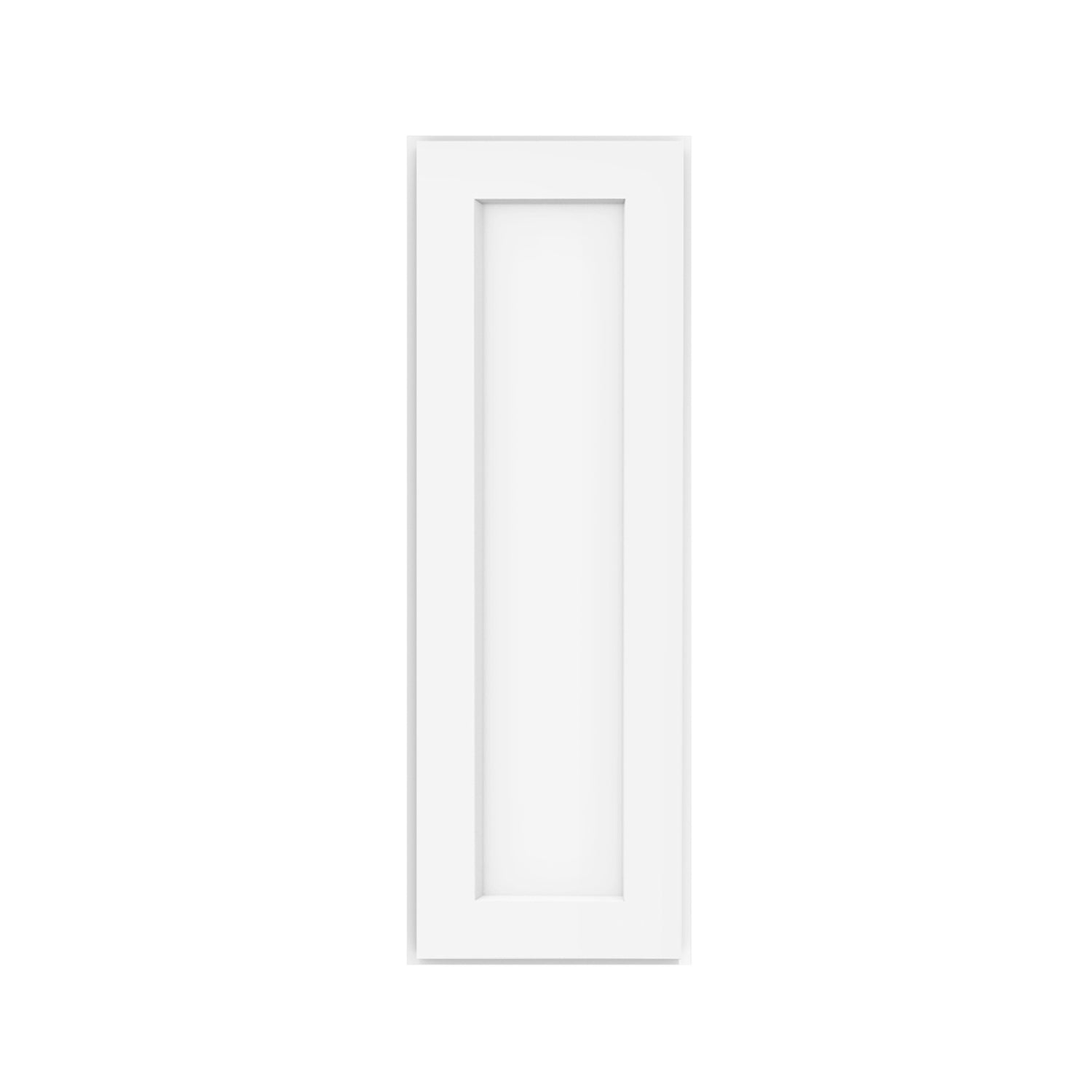 W1236 Shaker White Single Door Wall Cabinet