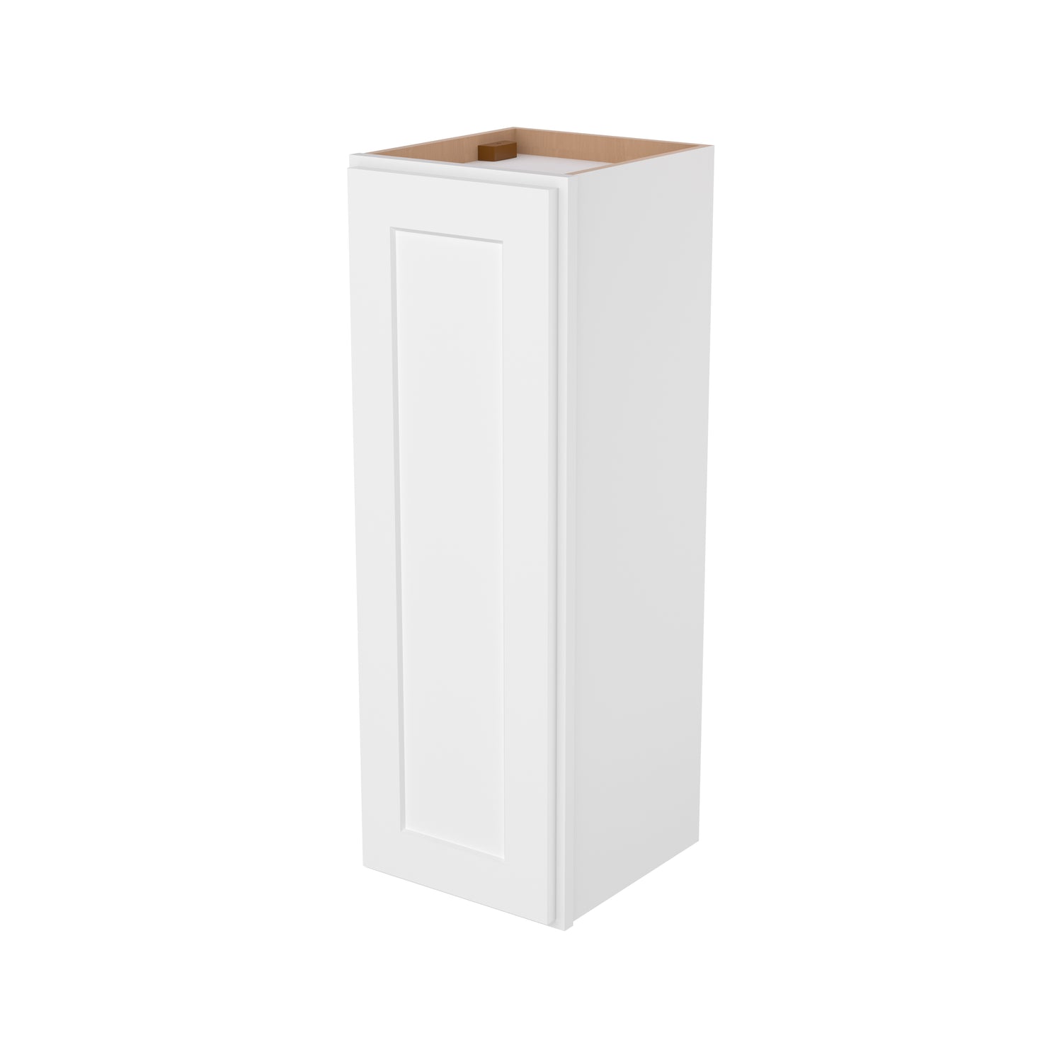 W1236 Shaker White Single Door Wall Cabinet