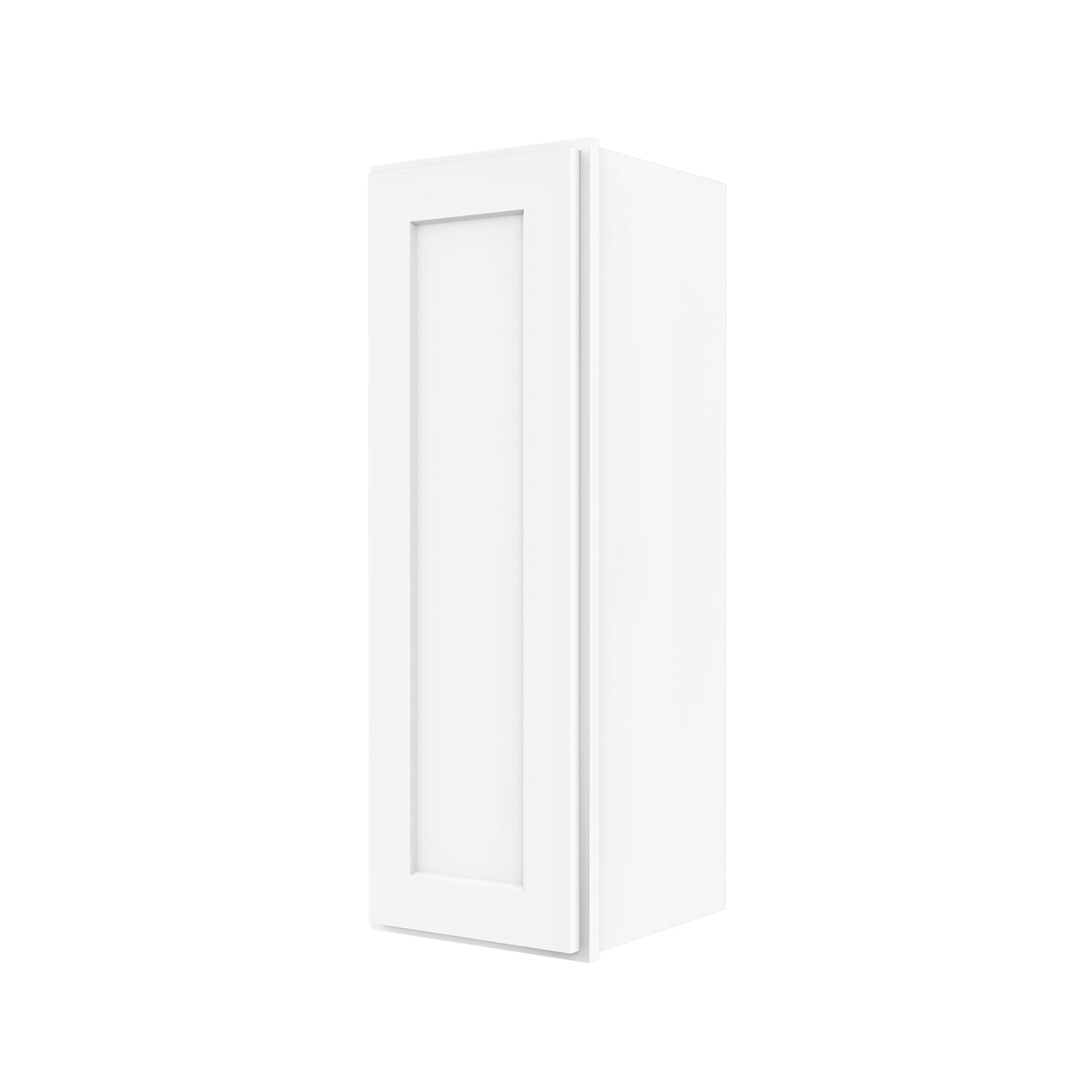 W1236 Shaker White Single Door Wall Cabinet