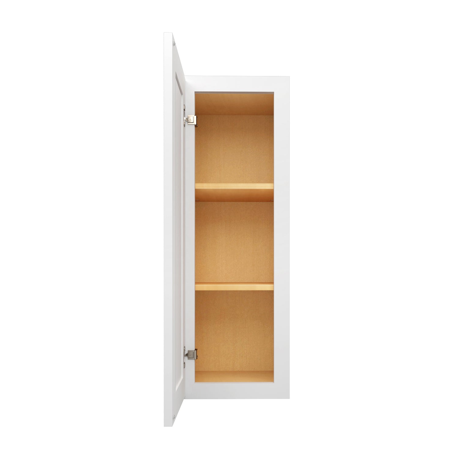 W1236 Shaker White Single Door Wall Cabinet