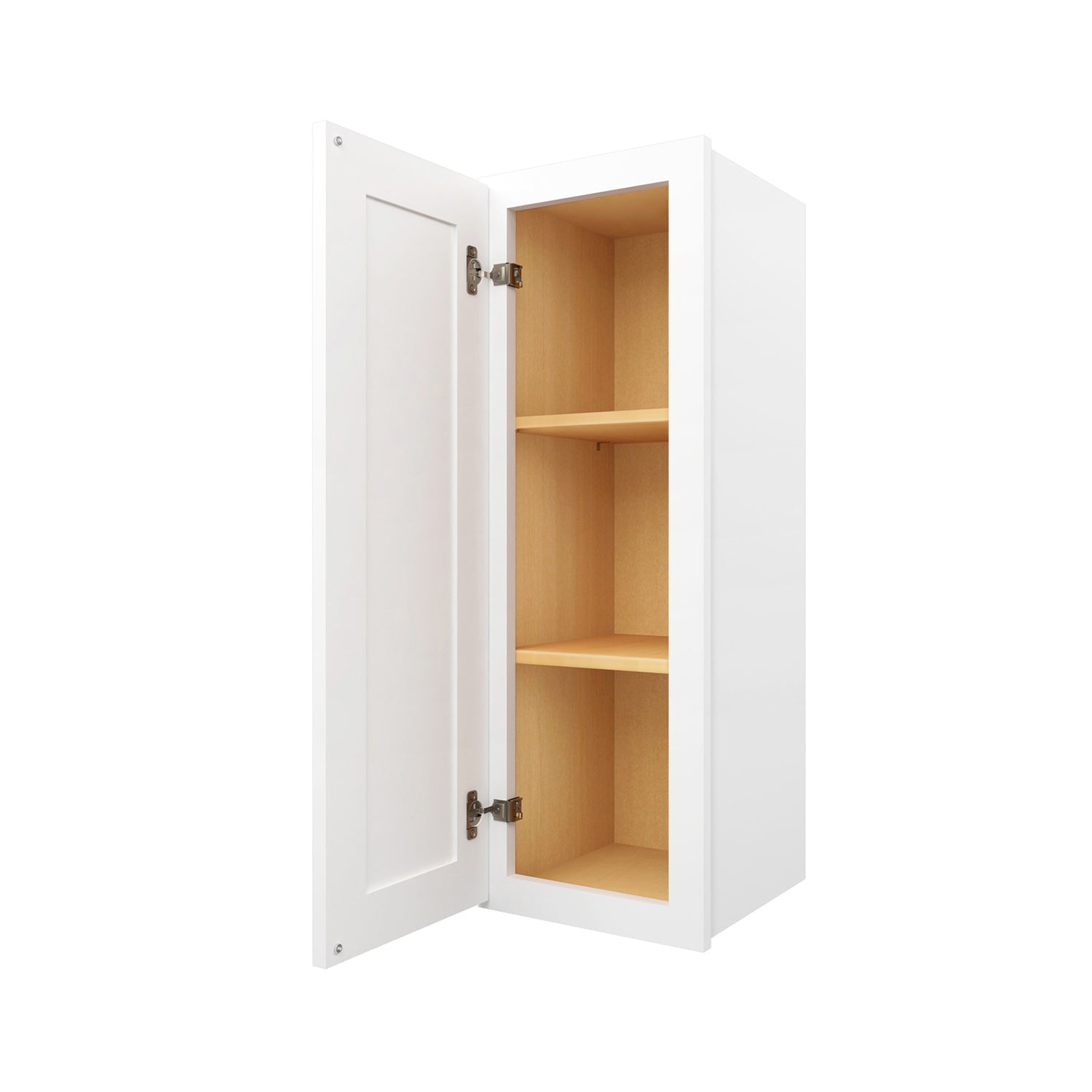 W1236 Shaker White Single Door Wall Cabinet