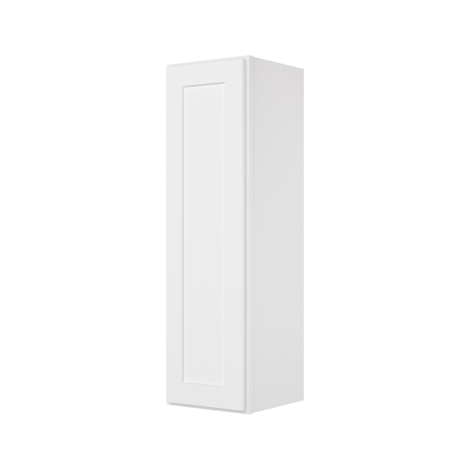 W1242 Shaker White Single Door Wall Cabinet