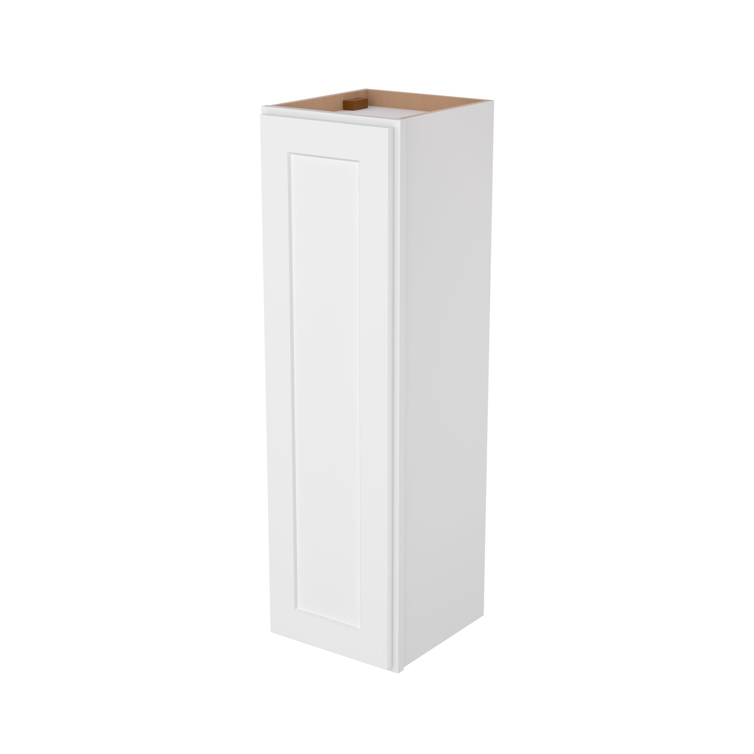 W1242 Shaker White Single Door Wall Cabinet