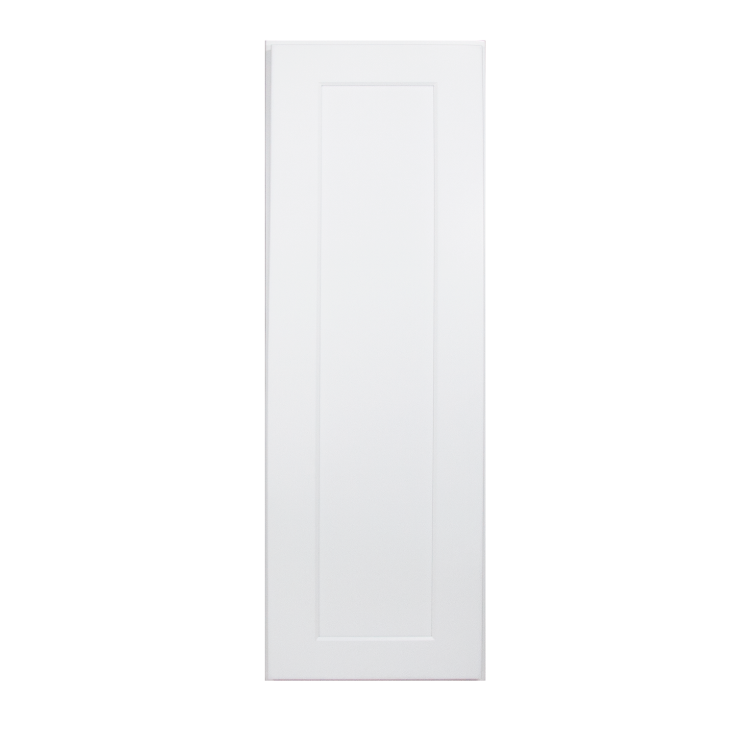 W1542 Shaker White Single Door Wall Cabinet