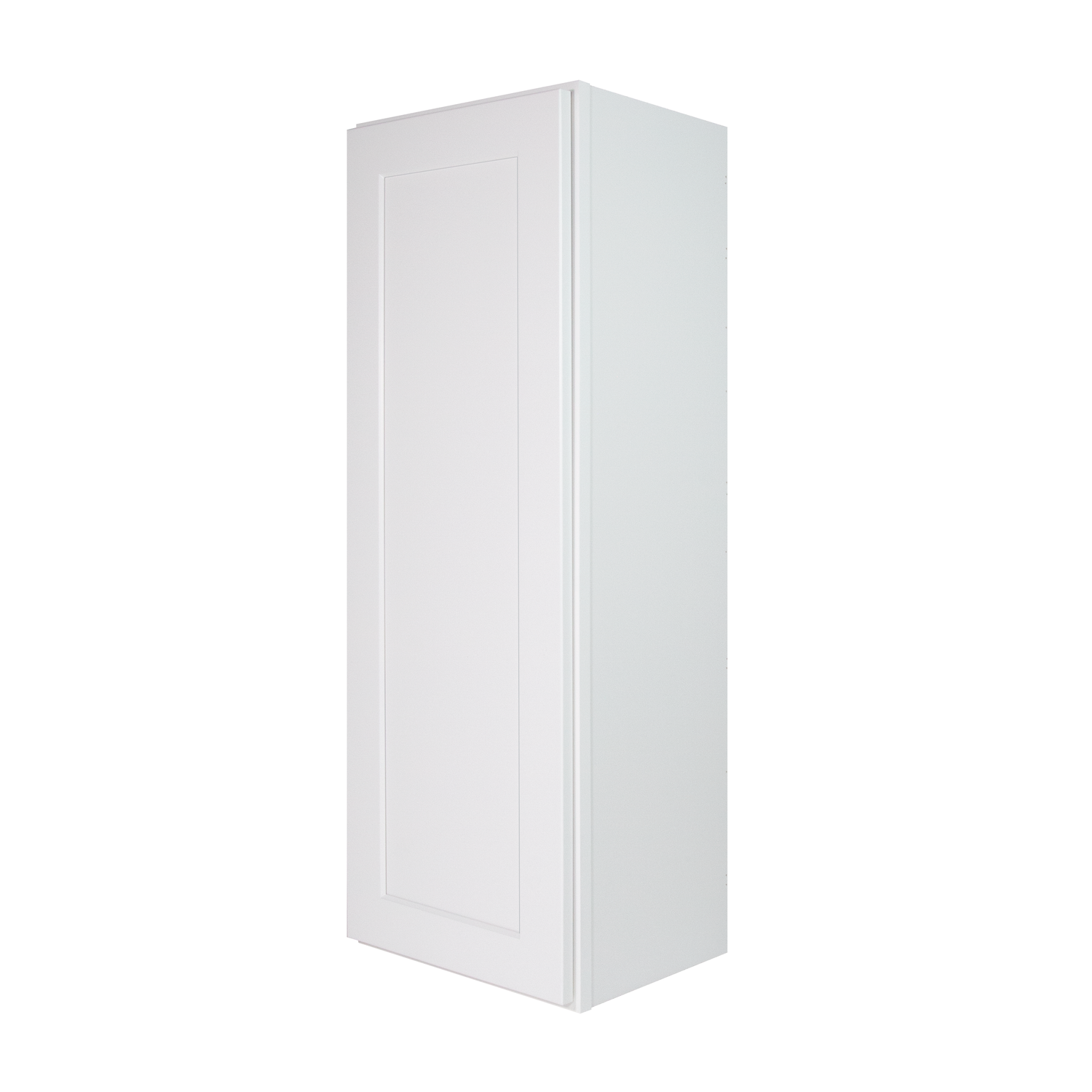 W1542 Shaker White Single Door Wall Cabinet