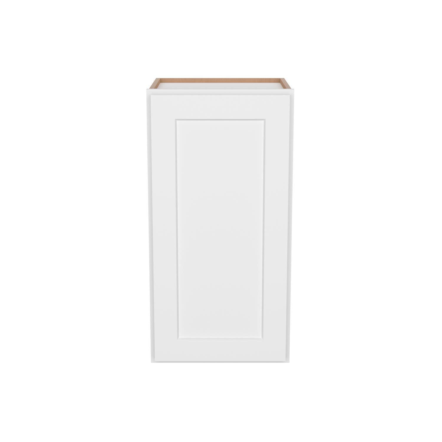 W1530 Shaker White Single Door Wall Cabinet