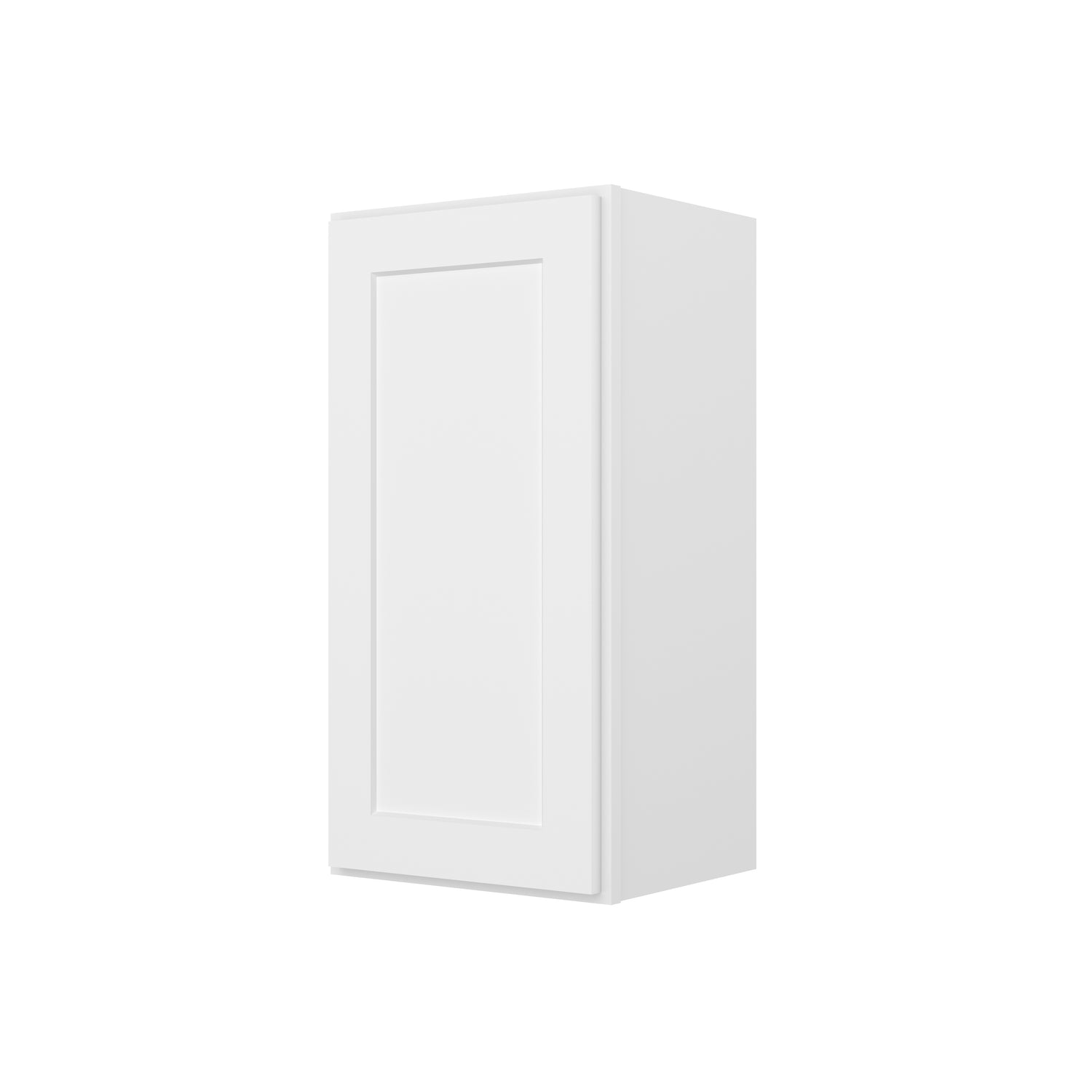 W1530 Shaker White Single Door Wall Cabinet