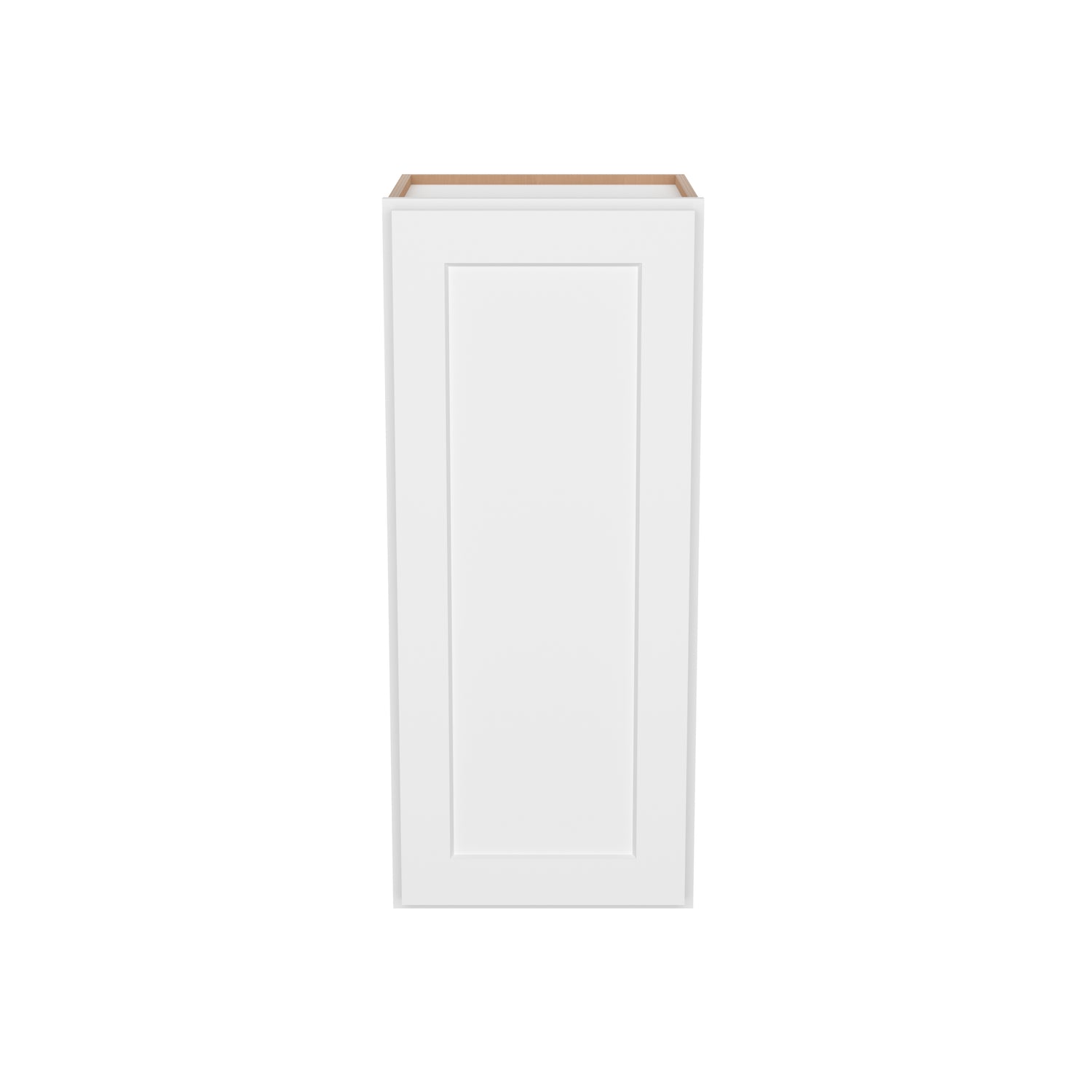 W1536 Shaker White Single Door Wall Cabinet