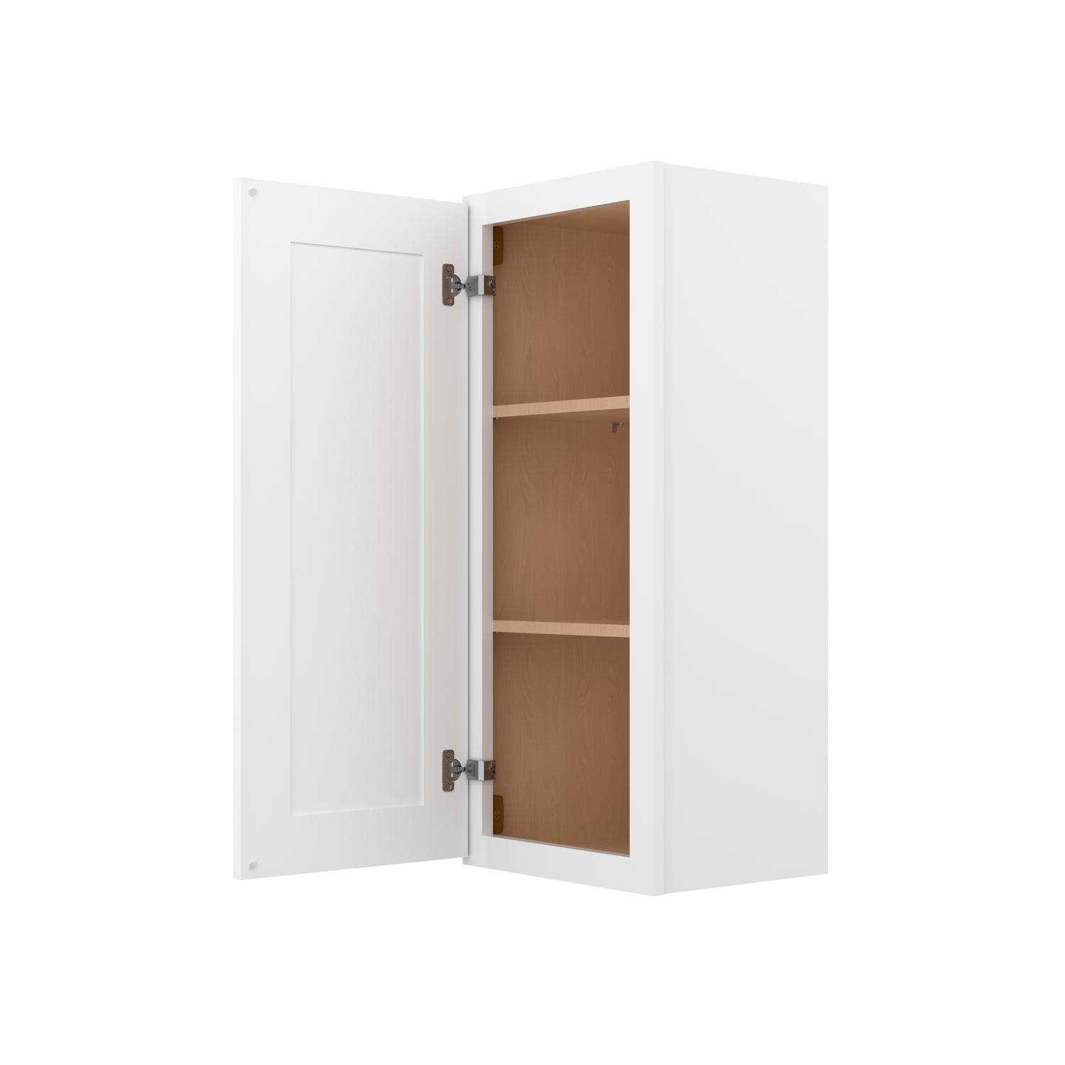 W1536 Shaker White Single Door Wall Cabinet