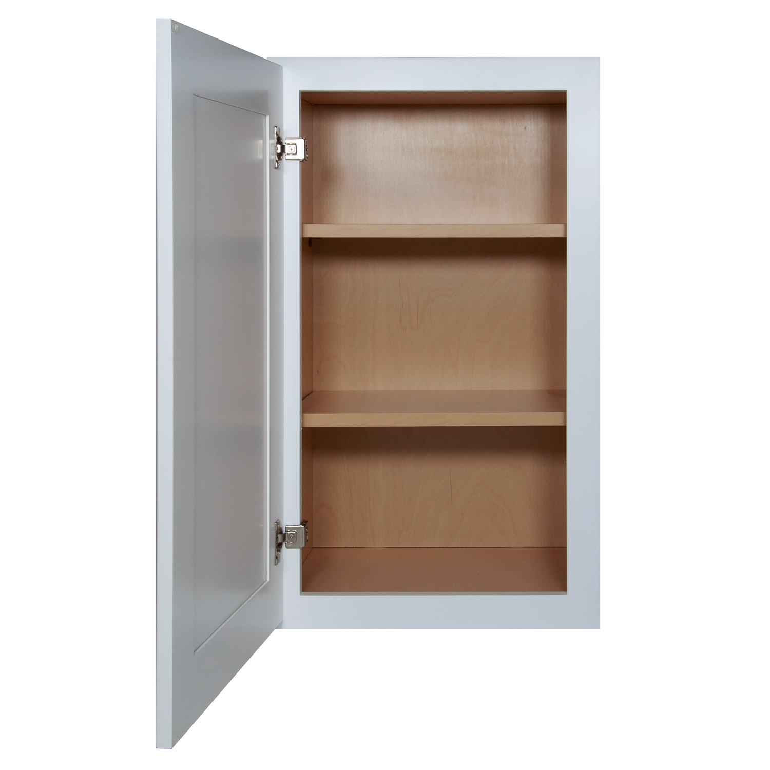 W1830 Shaker White Single Door Wall Cabinet