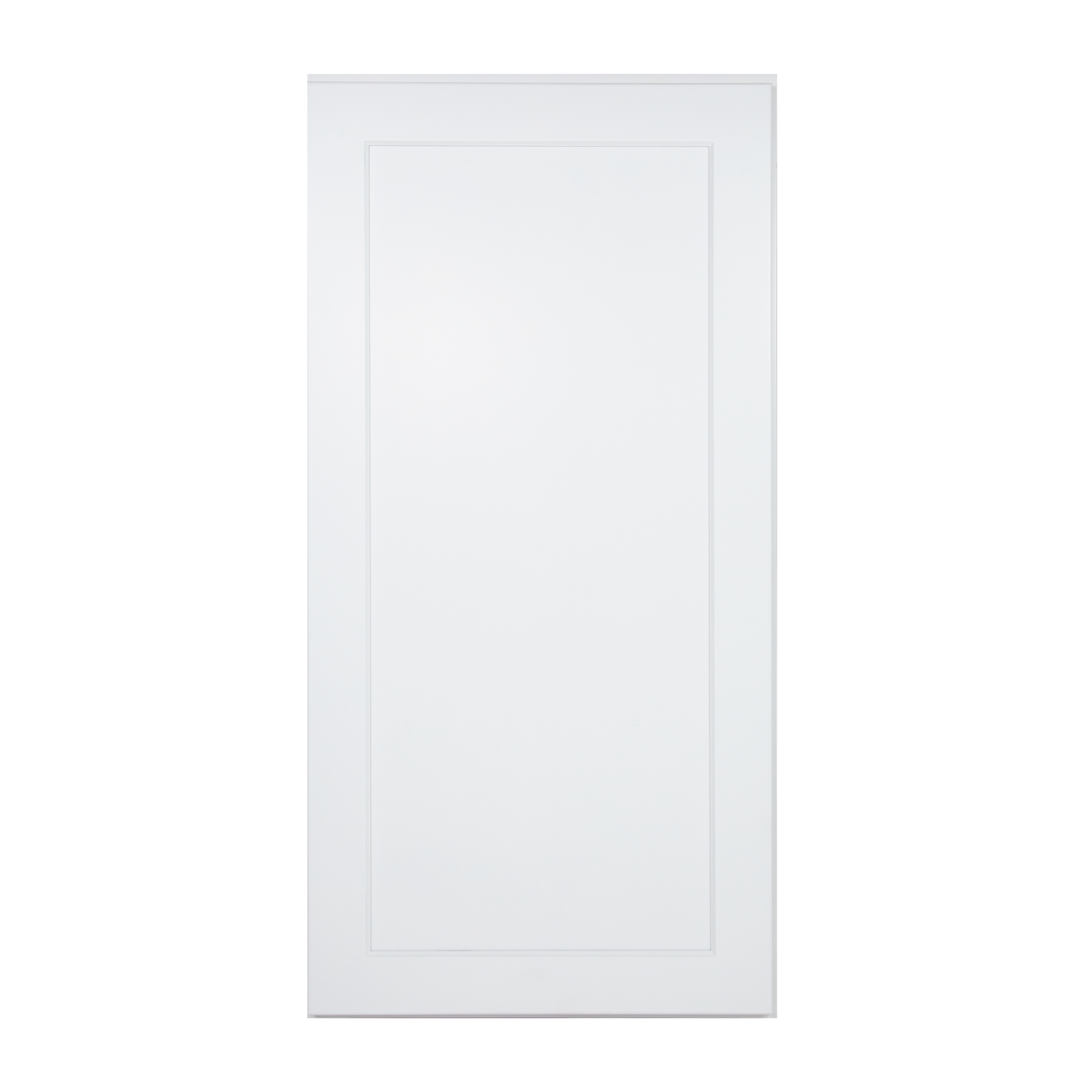 W1836 Shaker White Single Door Wall Cabinet