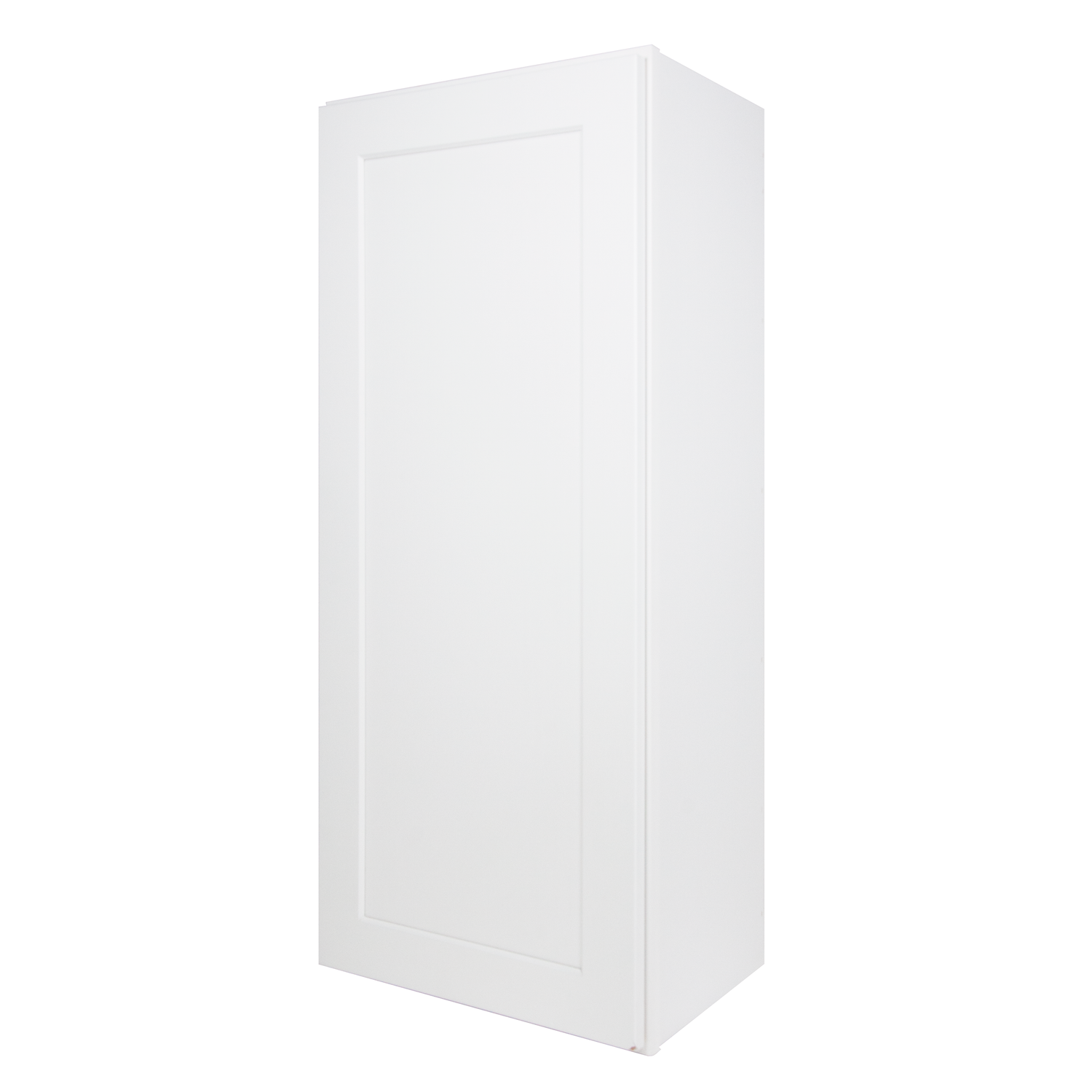 W1842 Shaker White Single Door Wall Cabinet