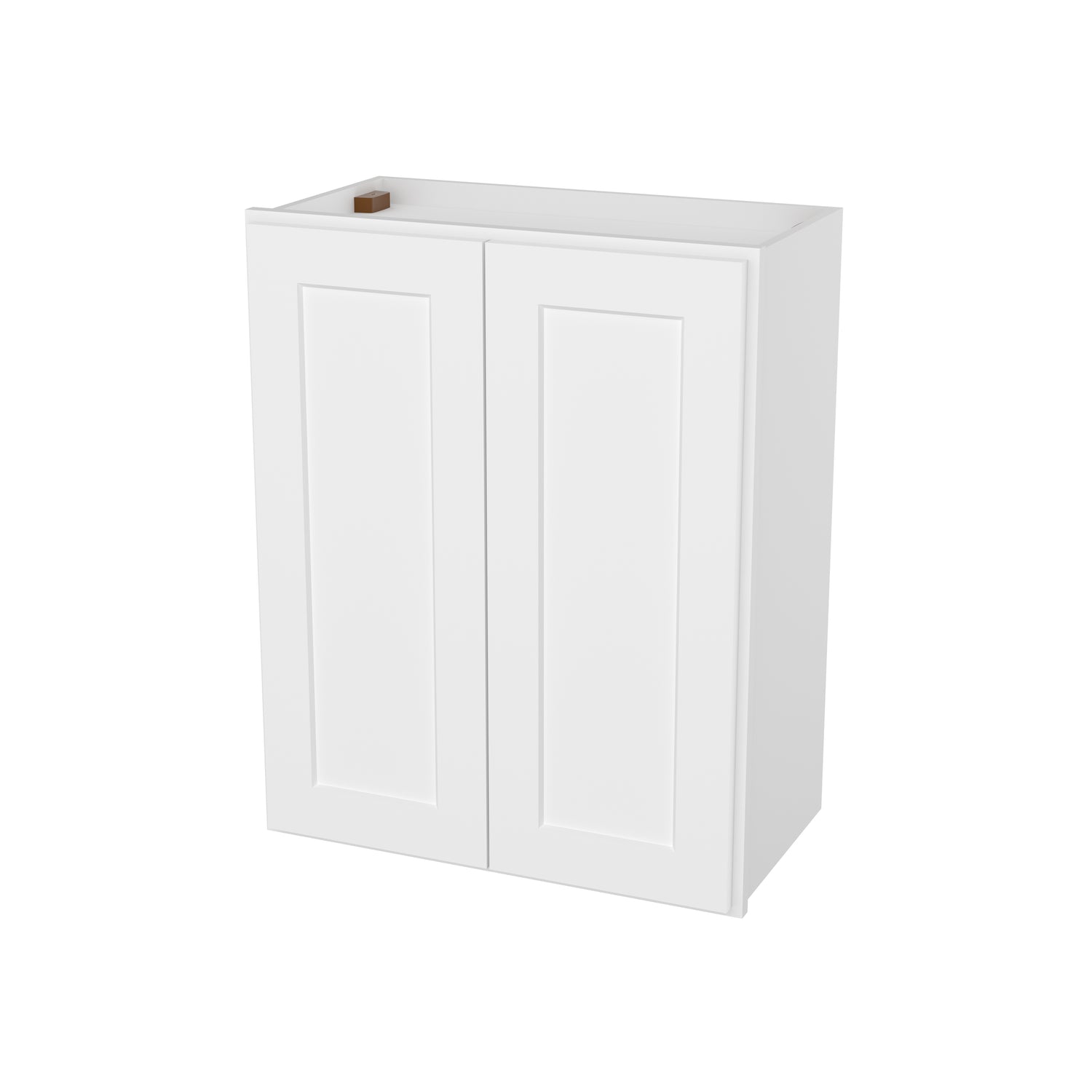 W2430 Shaker White Double Door Wall Cabinet