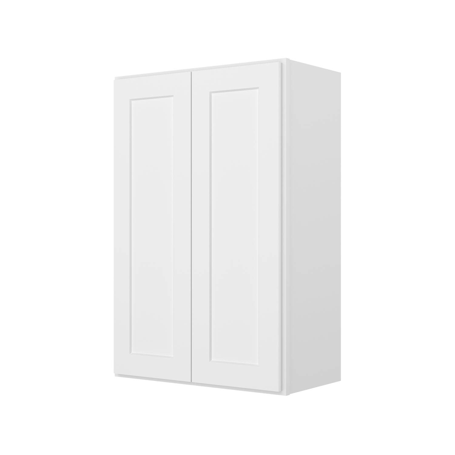 W2436 Shaker White Double Door Wall Cabinet