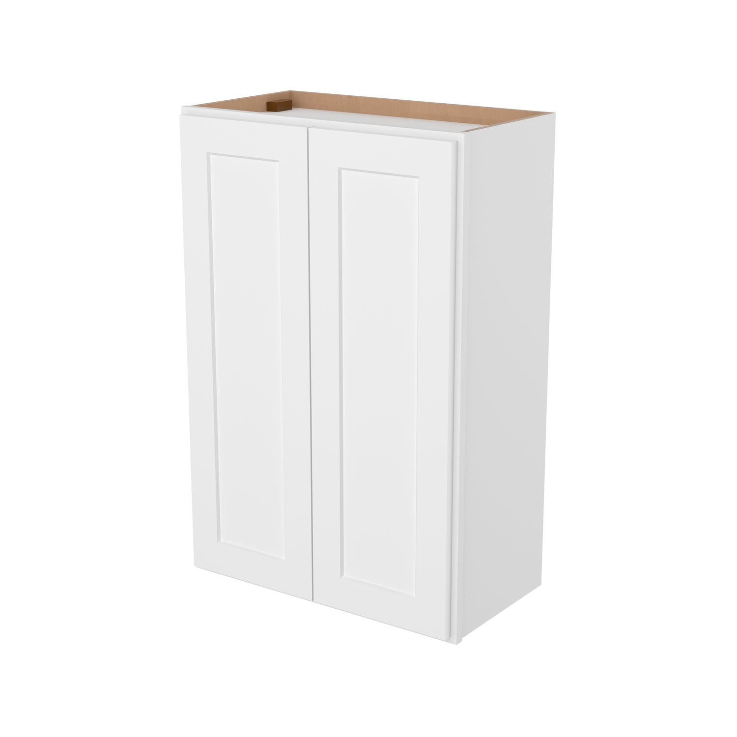 W2436 Shaker White Double Door Wall Cabinet