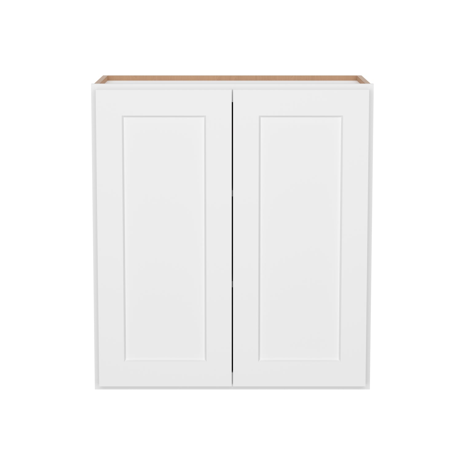 W2730 Shaker White Double Door Wall Cabinet