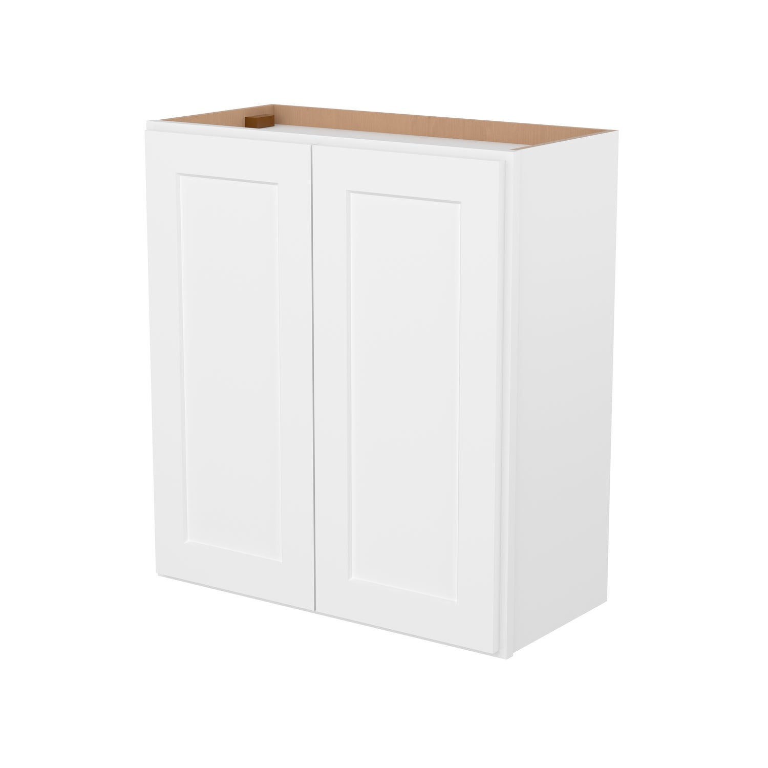 W2730 Shaker White Double Door Wall Cabinet