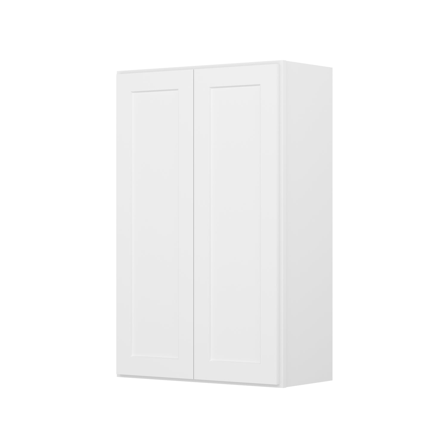 W2736 Shaker White Double Door Wall Cabinet