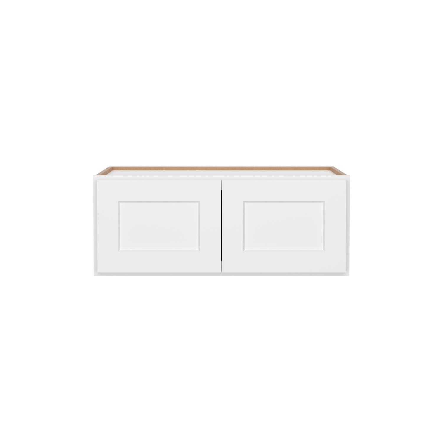 W3012 Shaker White Wall Bridge Cabinet